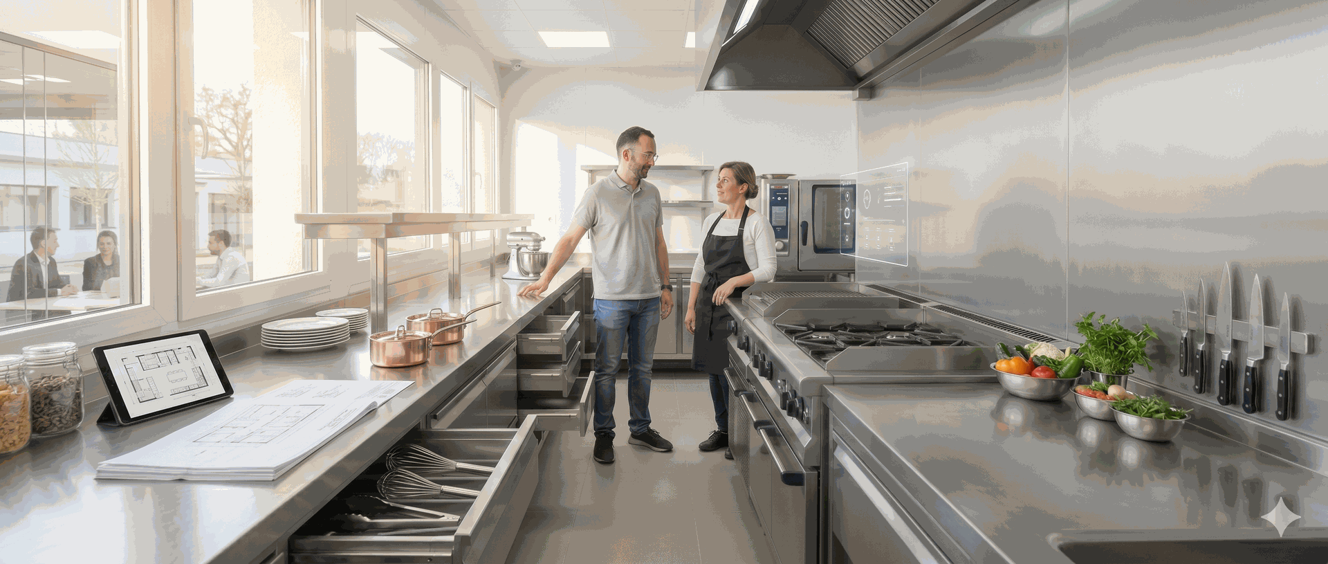 Tynox conseille une cheffe — accompagnement et installation de cuisine professionnelle dans le Morbihan