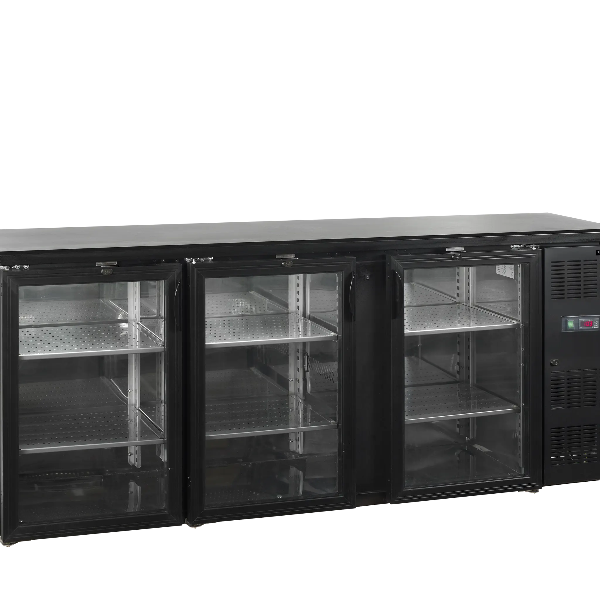 Arrière de bar 3 portes vitrées battantes  460 L