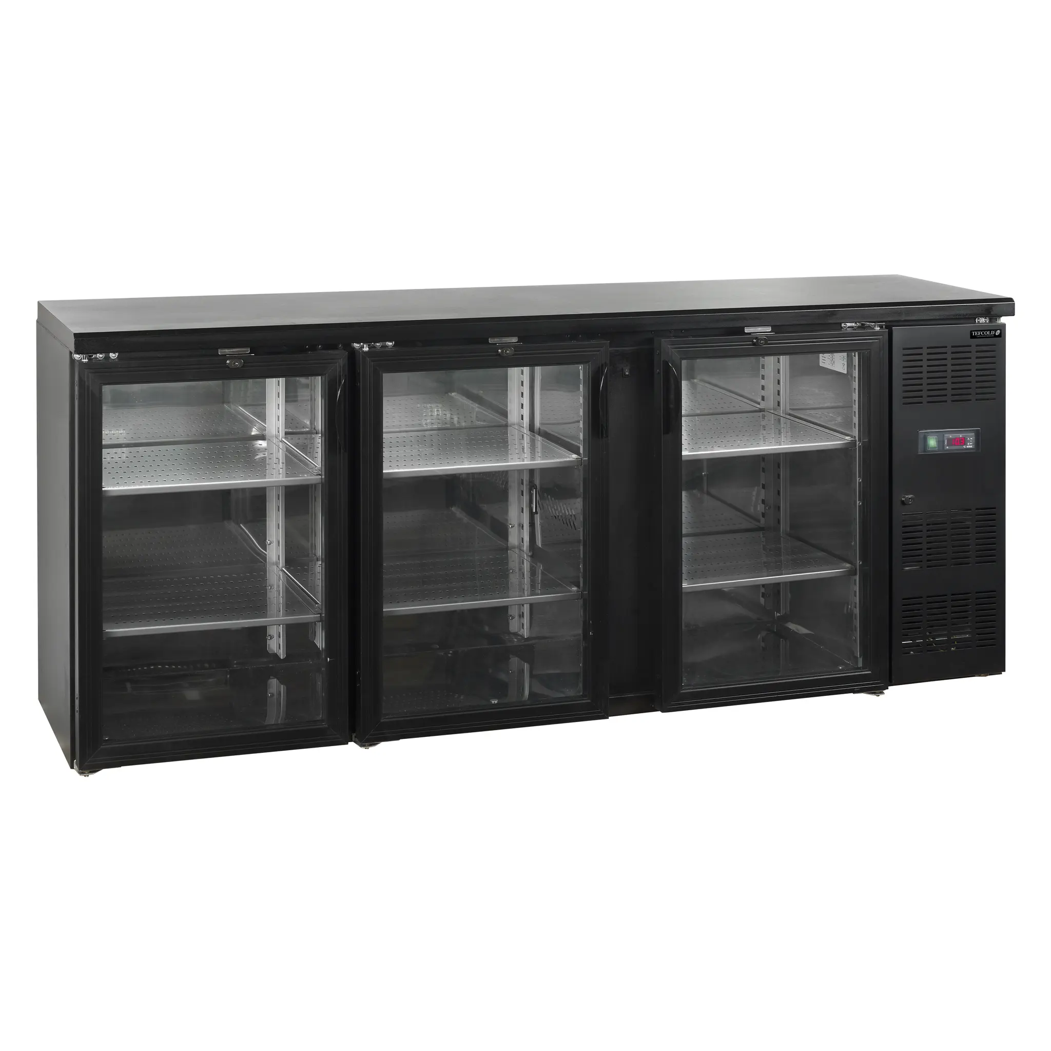 Arrière de bar 3 portes vitrées battantes  460 L