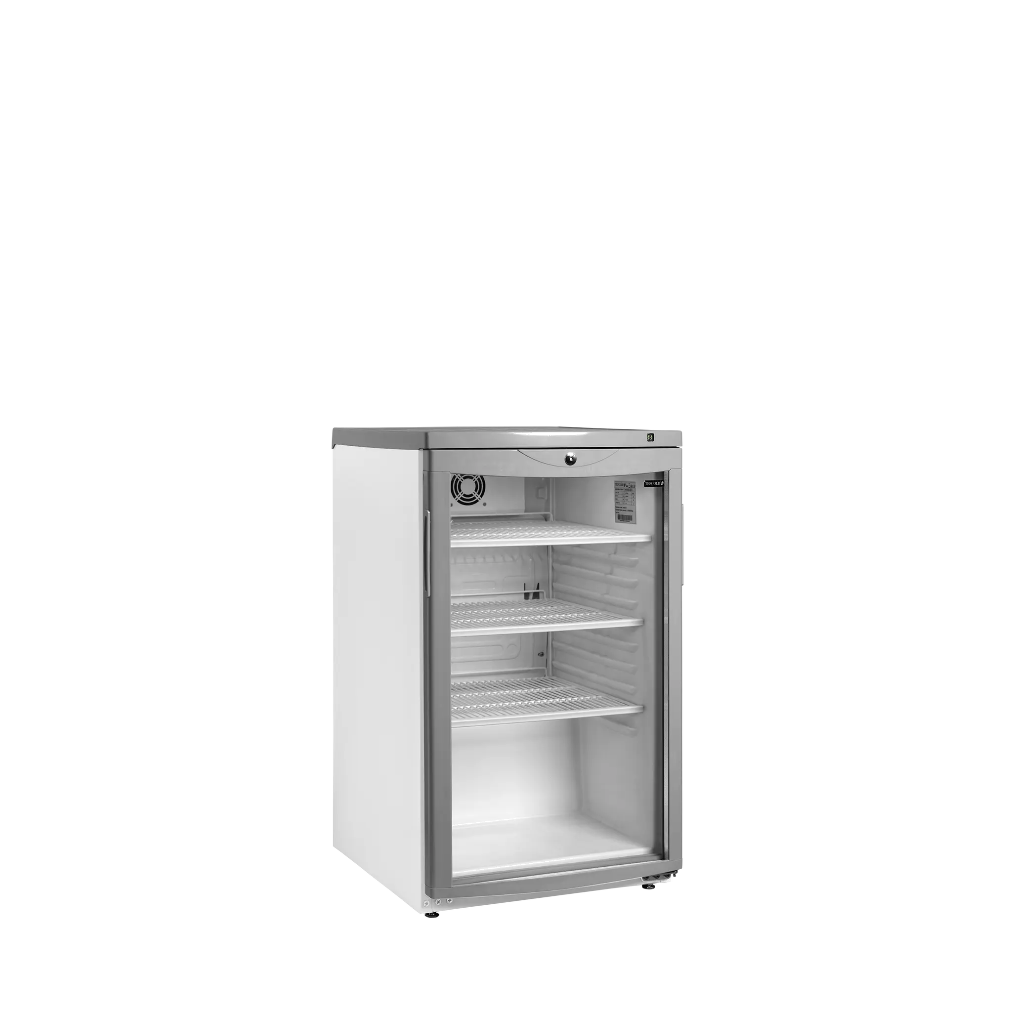 Réfrigérateur à boissons 1 porte vitrée incurvée 109 L