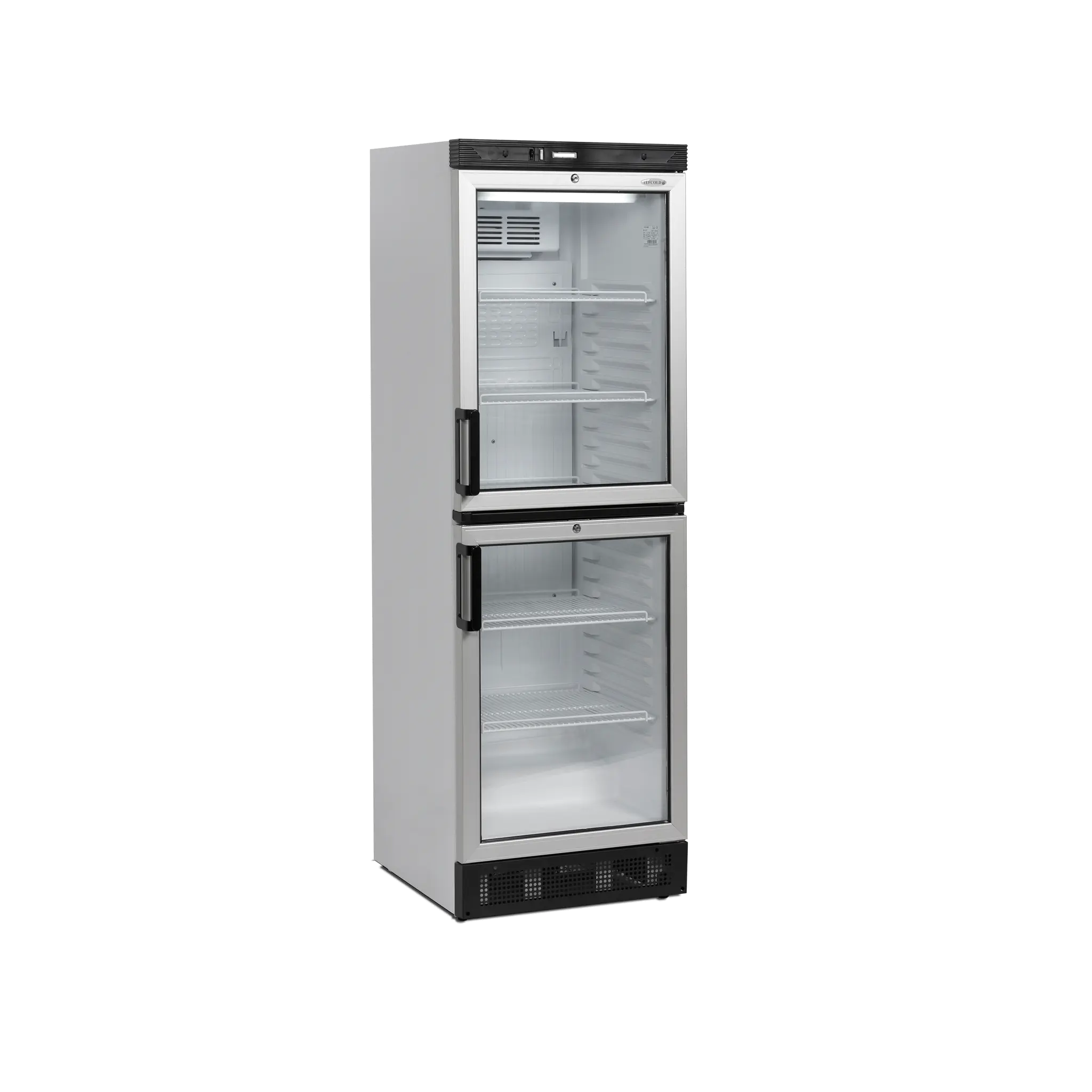 Réfrigérateur à boissons avec bandeau lumineux 2 portillons 358 L