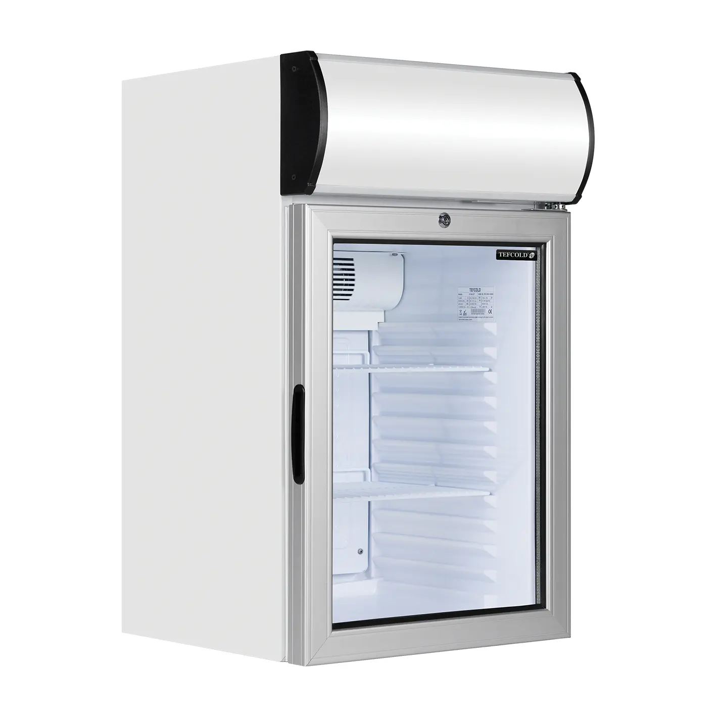 Réfrigérateur table top porté vitrée  84 L