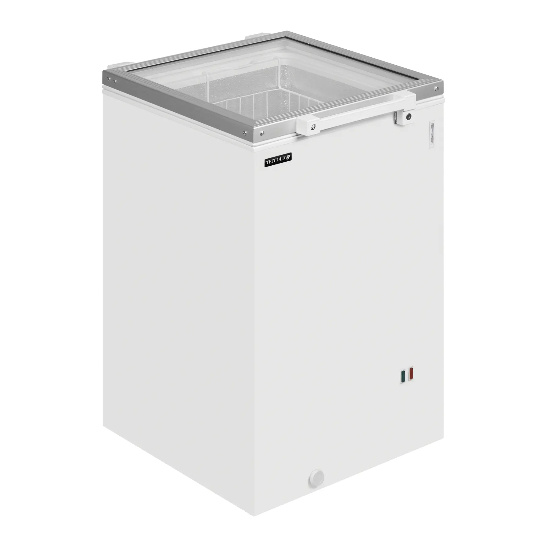 Congélateur à crème glacée avec couvercles coulissants vitrés 115 L