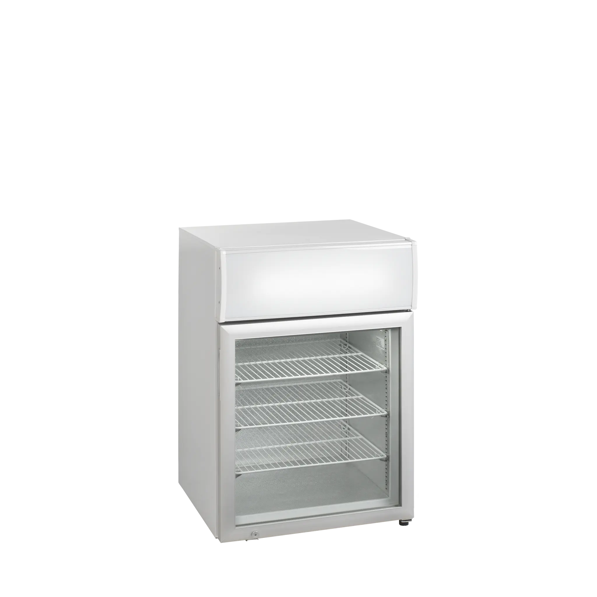Table top négatif porte vitée avec bandeau lumineux 116 L
