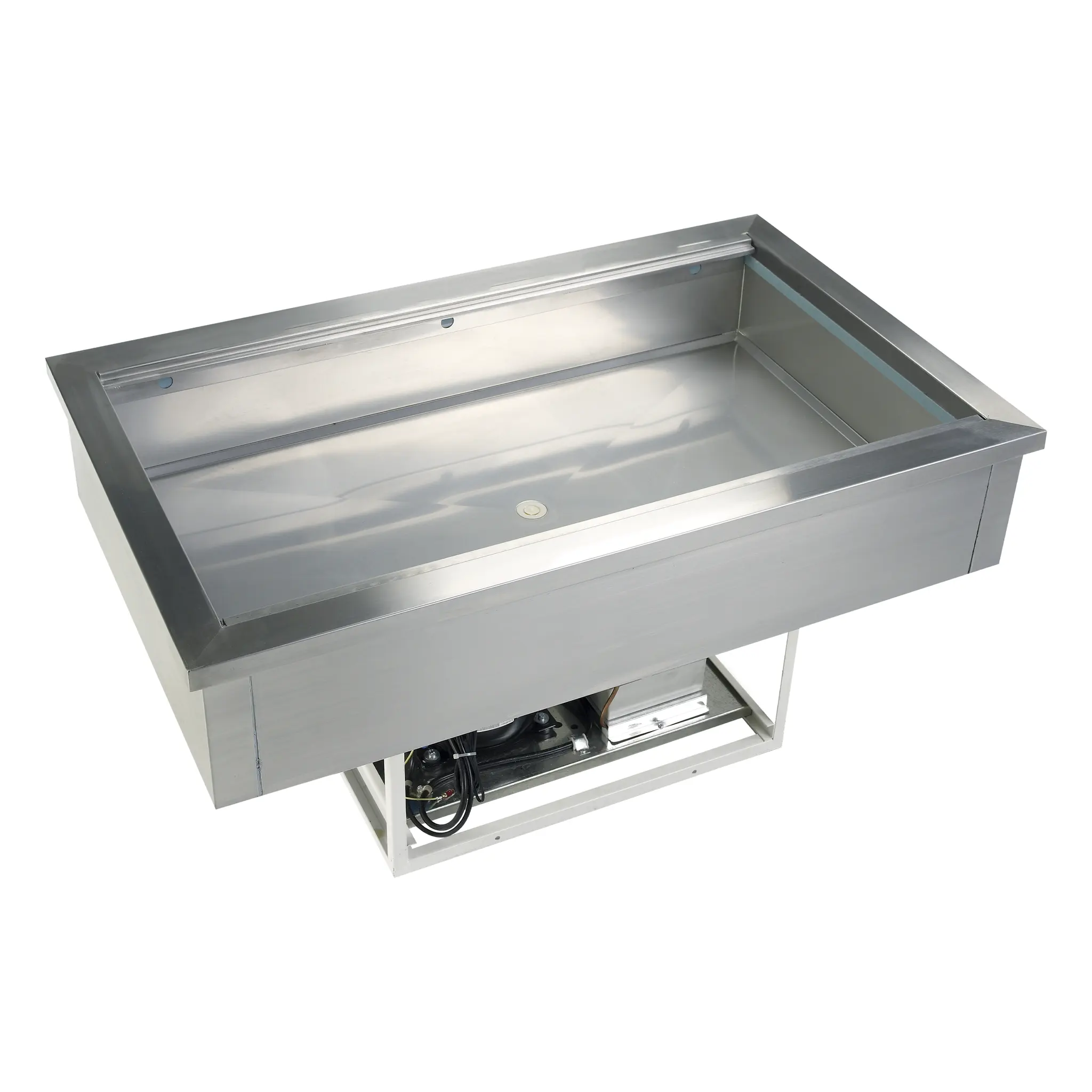 Cuve réfrigérée 3 x GN 1/1 encastrable pour buffet - froid statique