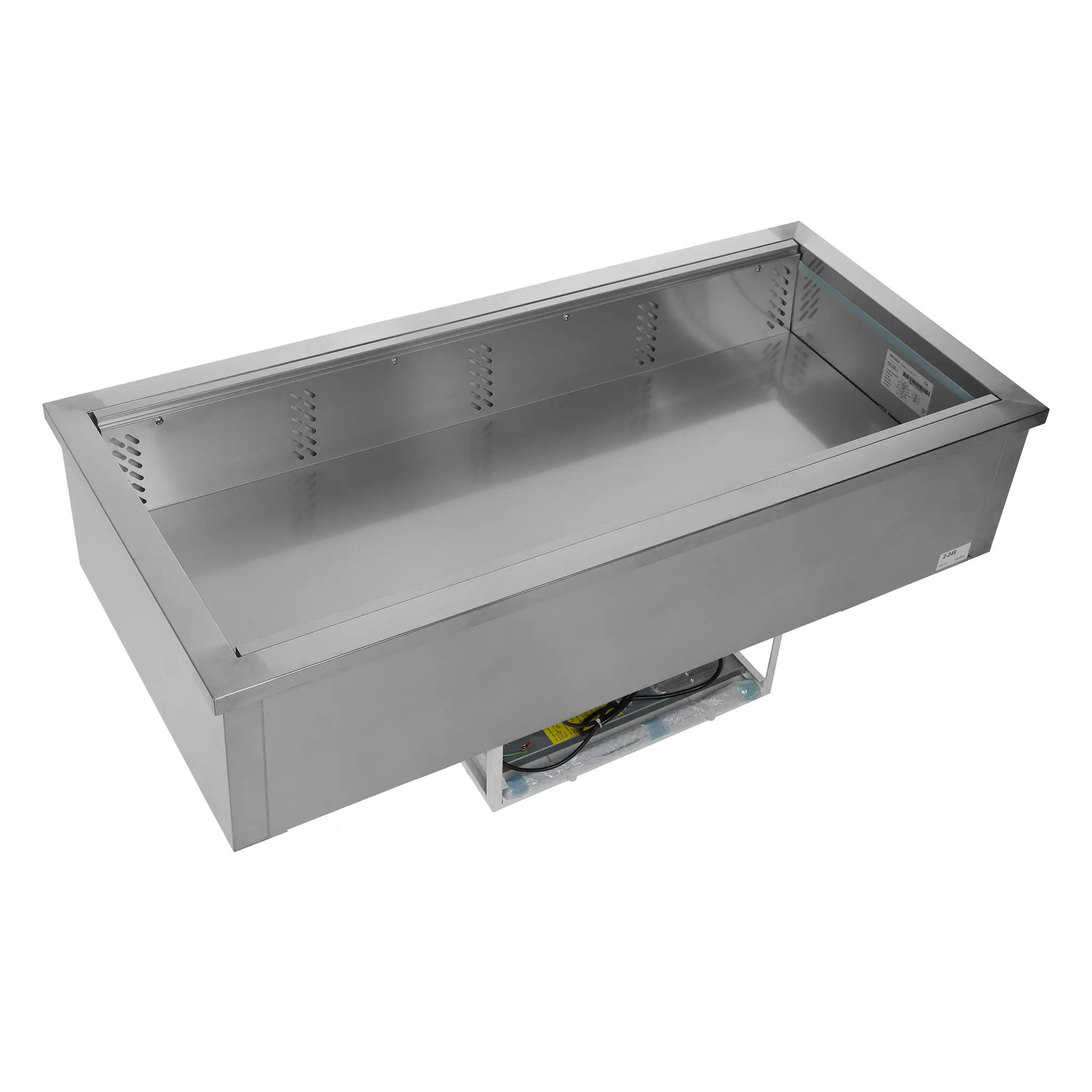 Cuve réfrigérée 4 x GN 1/1 encastrable pour buffet - froid ventilé