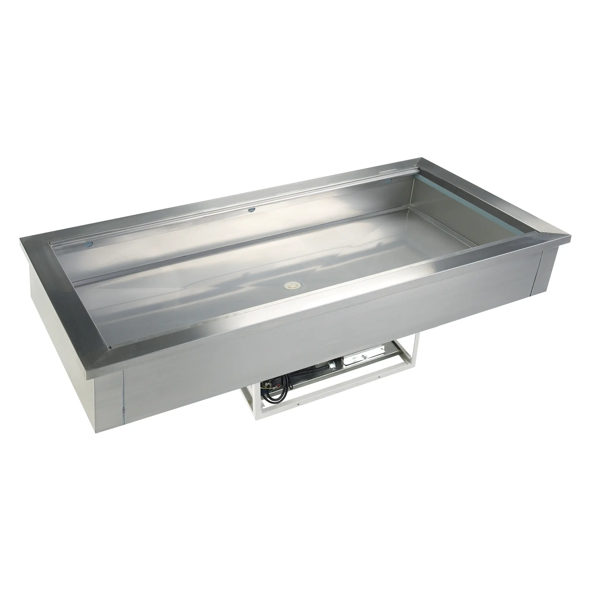 Cuve réfrigérée 5 x GN 1/1 encastrable pour buffet - froid statique
