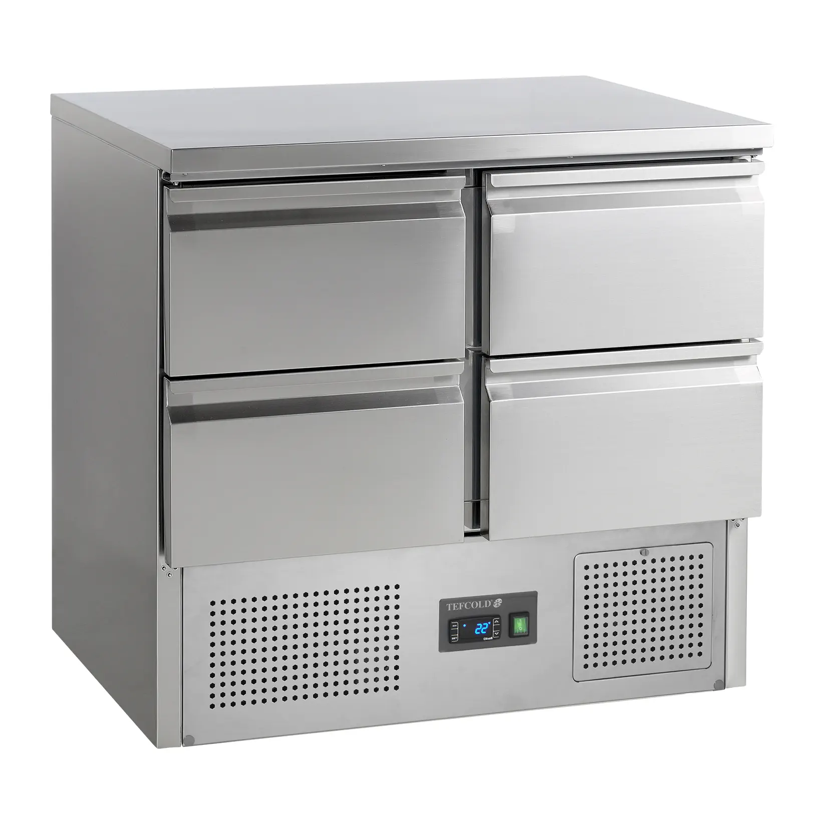 Table réfrigérée positive GN1/1 4 tiroirs 260 L