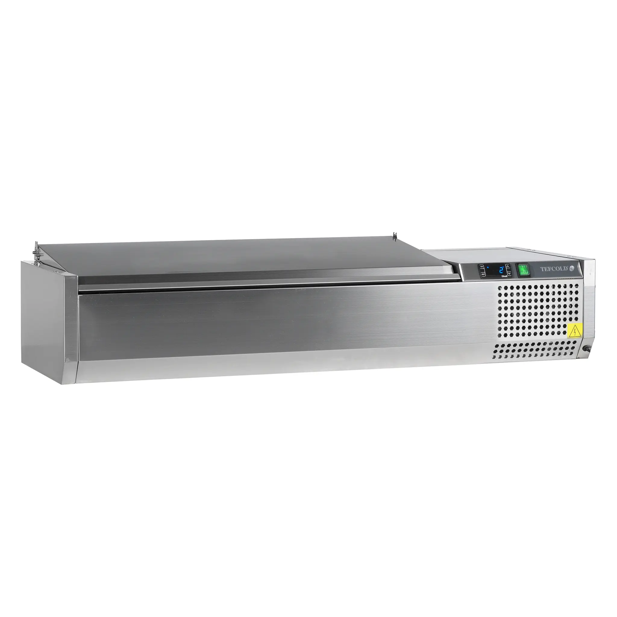 Vitrine à ingrédients 4 GN1/3 couvercle inox