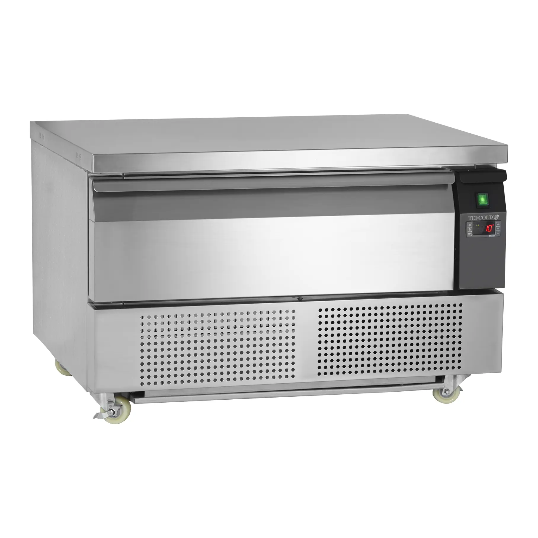 Soubassement réfrigéré positif ou négatif 1 tiroir 2 x GN 1/1- 78 L