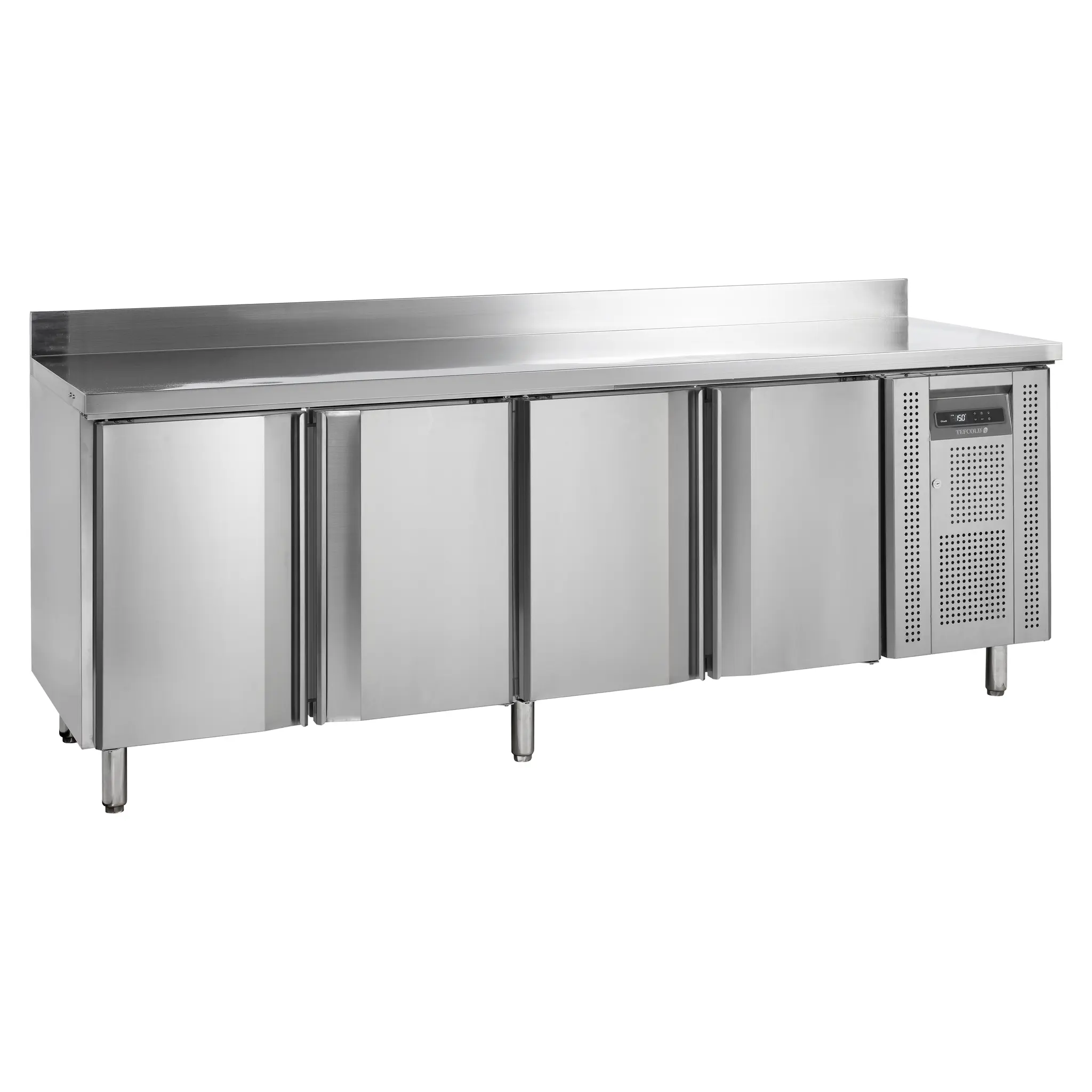 Table réfrigérée positive Snack 4 portes avec dosseret  480 L