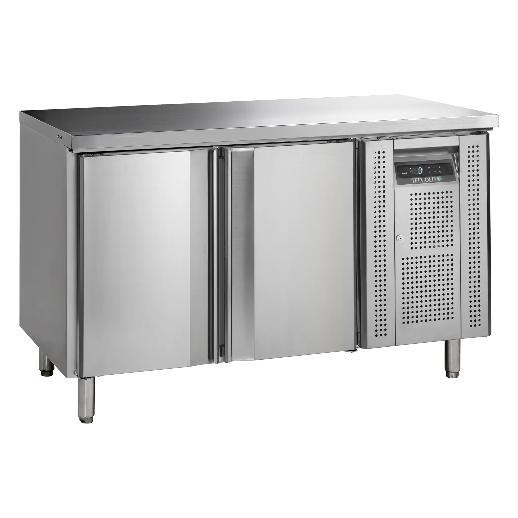 Table réfrigérée négative GN1/1 2 portes  282 L