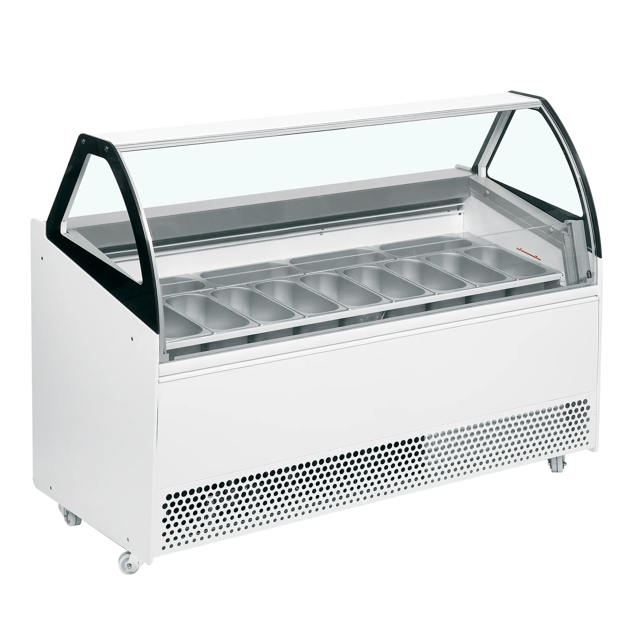 Vitrine ventilée comptoir à glaces Bermuda View 13 bacs napoli de 5 L