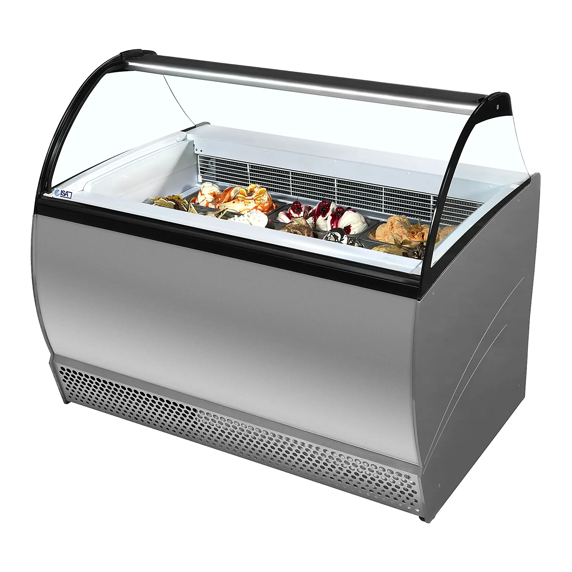 Vitrine comptoir à glaces Isabella 10 bacs Napoli de 5L