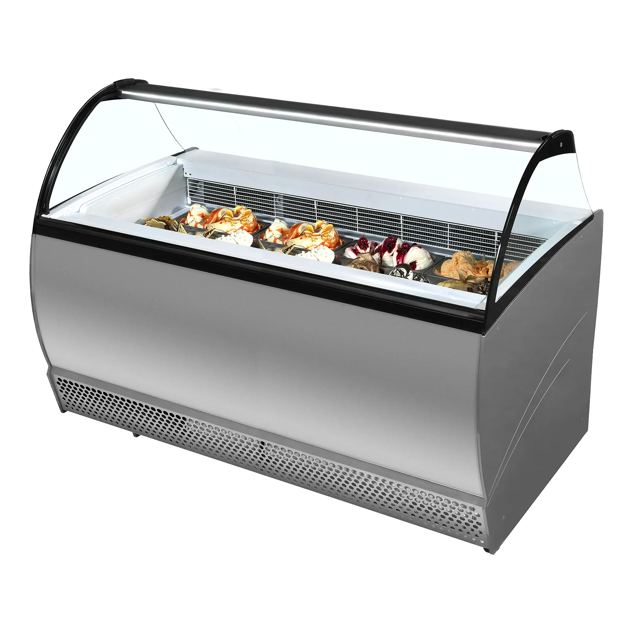 Vitrine comptoir à glaces Isabella 13 bacs Napoli de 5L