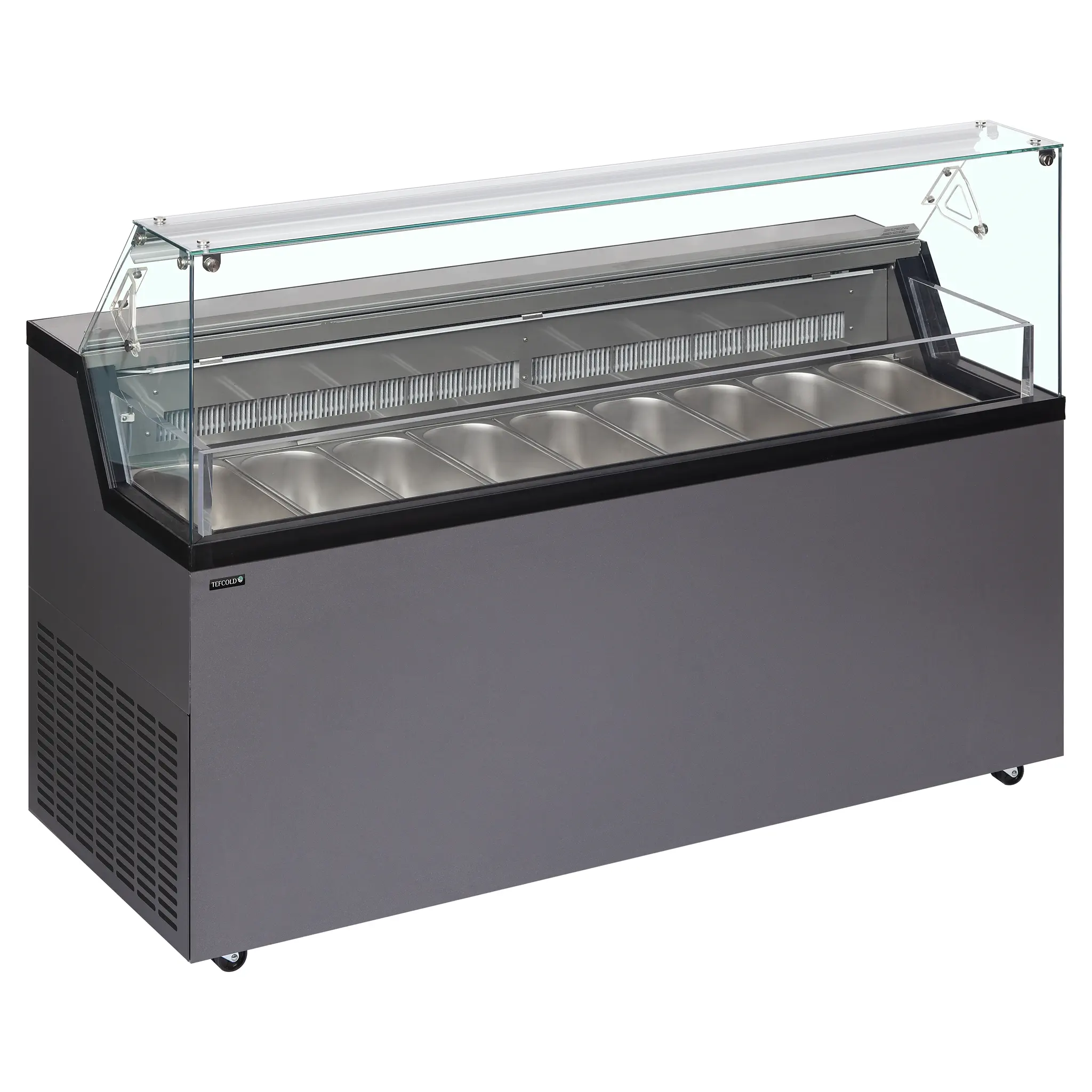 Vitrine comptoir à glaces Mirabella 9 bacs Napoli de 5L