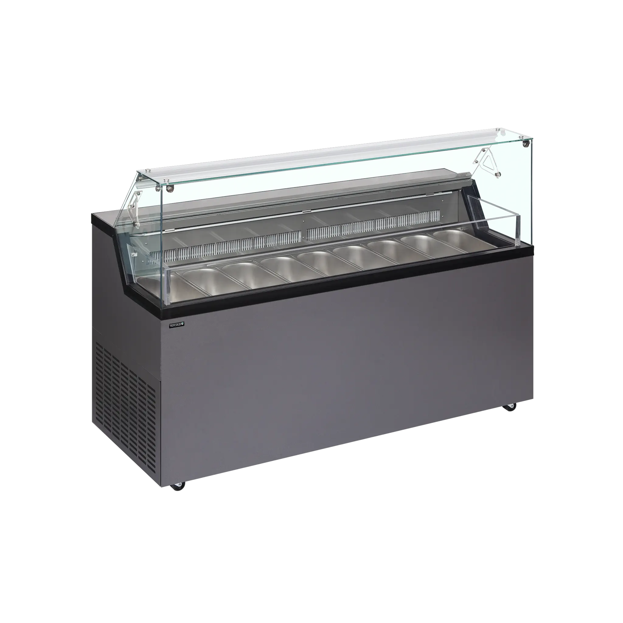 Vitrine comptoir à glaces Mirabella 9 bacs Napoli de 5L
