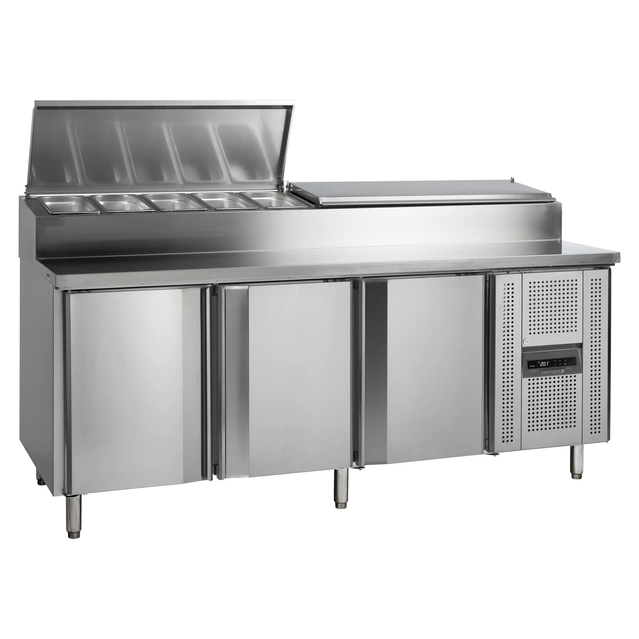 Table à sandwich 600 x 400 3 portes  520 L