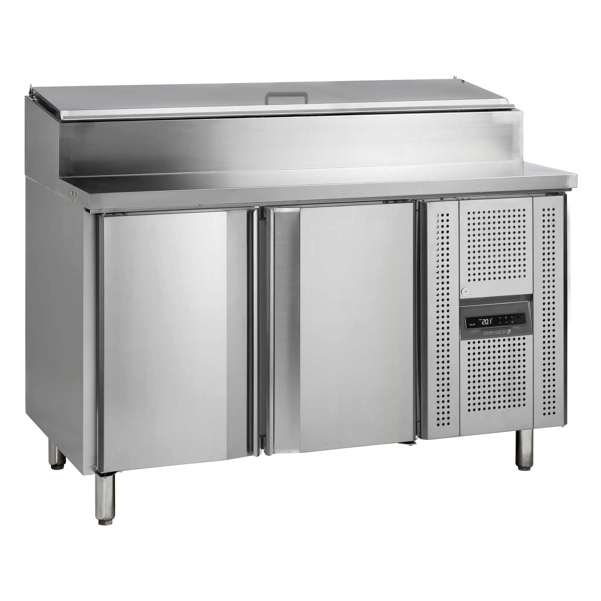 Table à sandwich GN1/1 2 portes  320 L