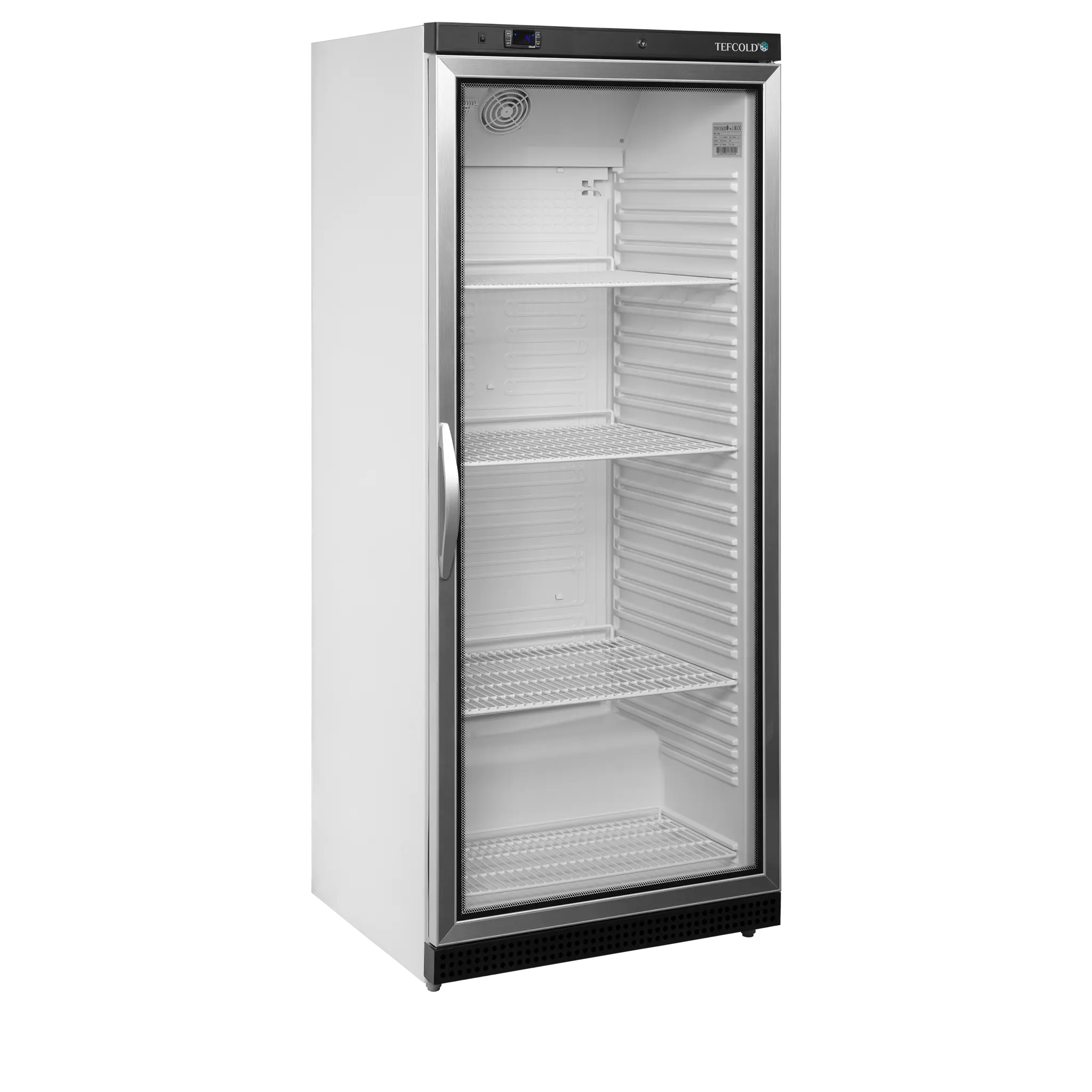 Armoire réfrigérée GN 2/1 porte vitrée blanche 605L