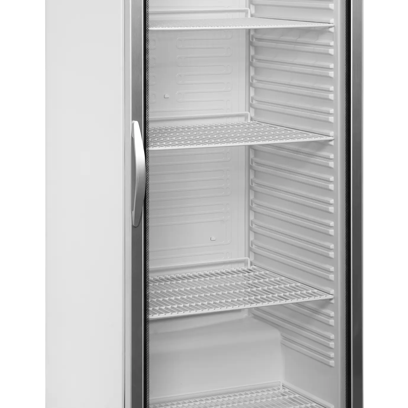 Armoire réfrigérée GN 2/1 porte vitrée blanche 605L
