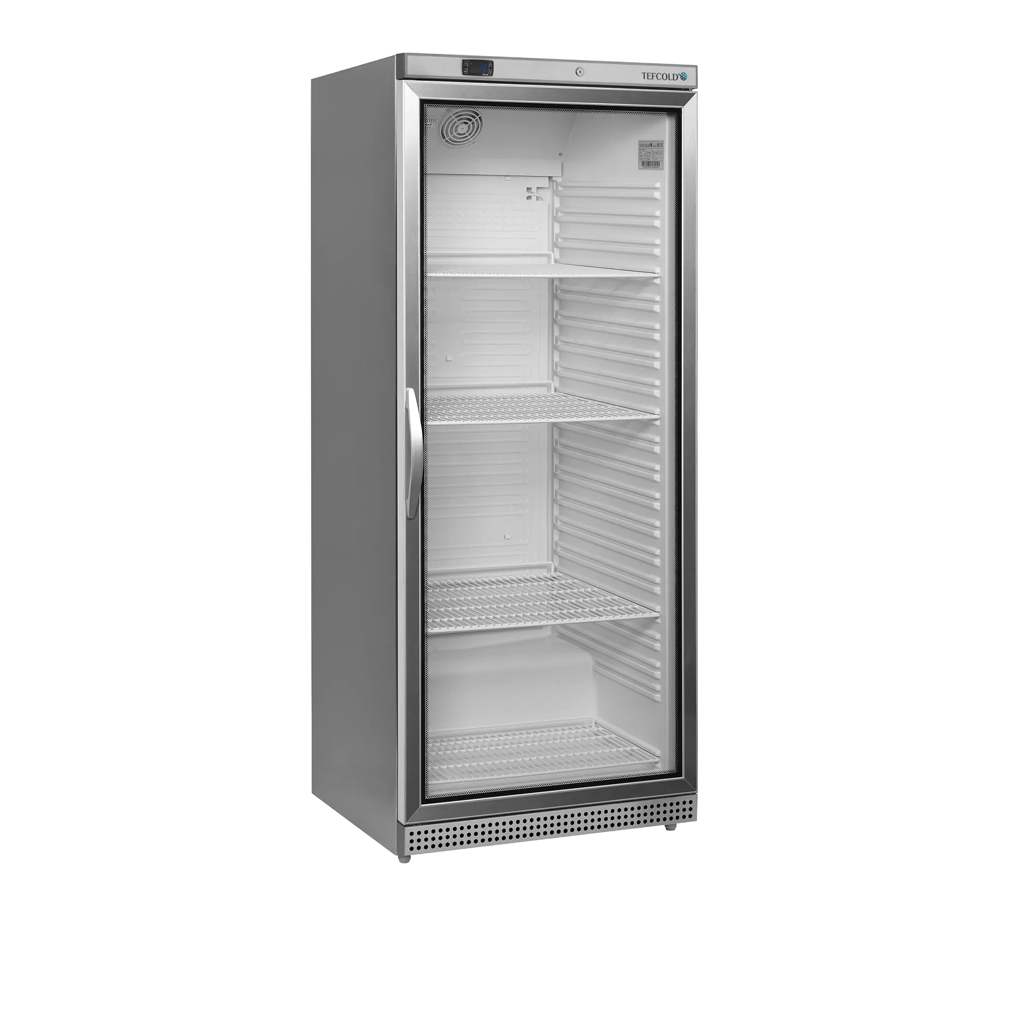 Armoire réfrigérée GN 2/1 porte vitrée inox 605L