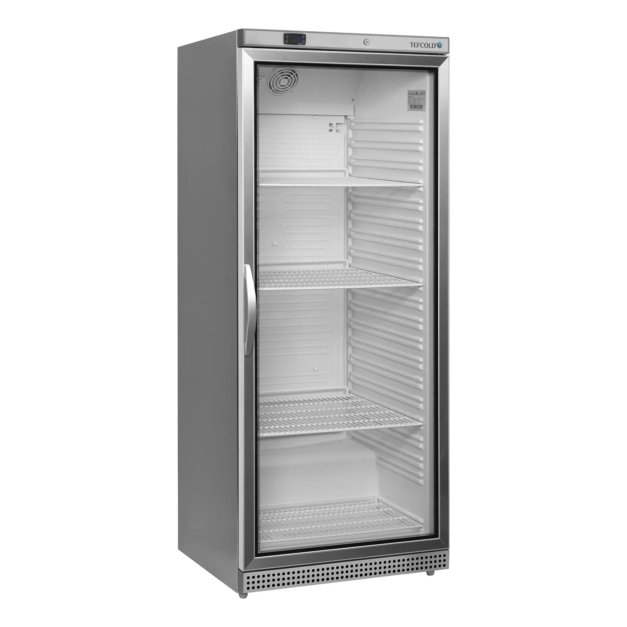 Armoire réfrigérée GN 2/1 porte vitrée inox 605L