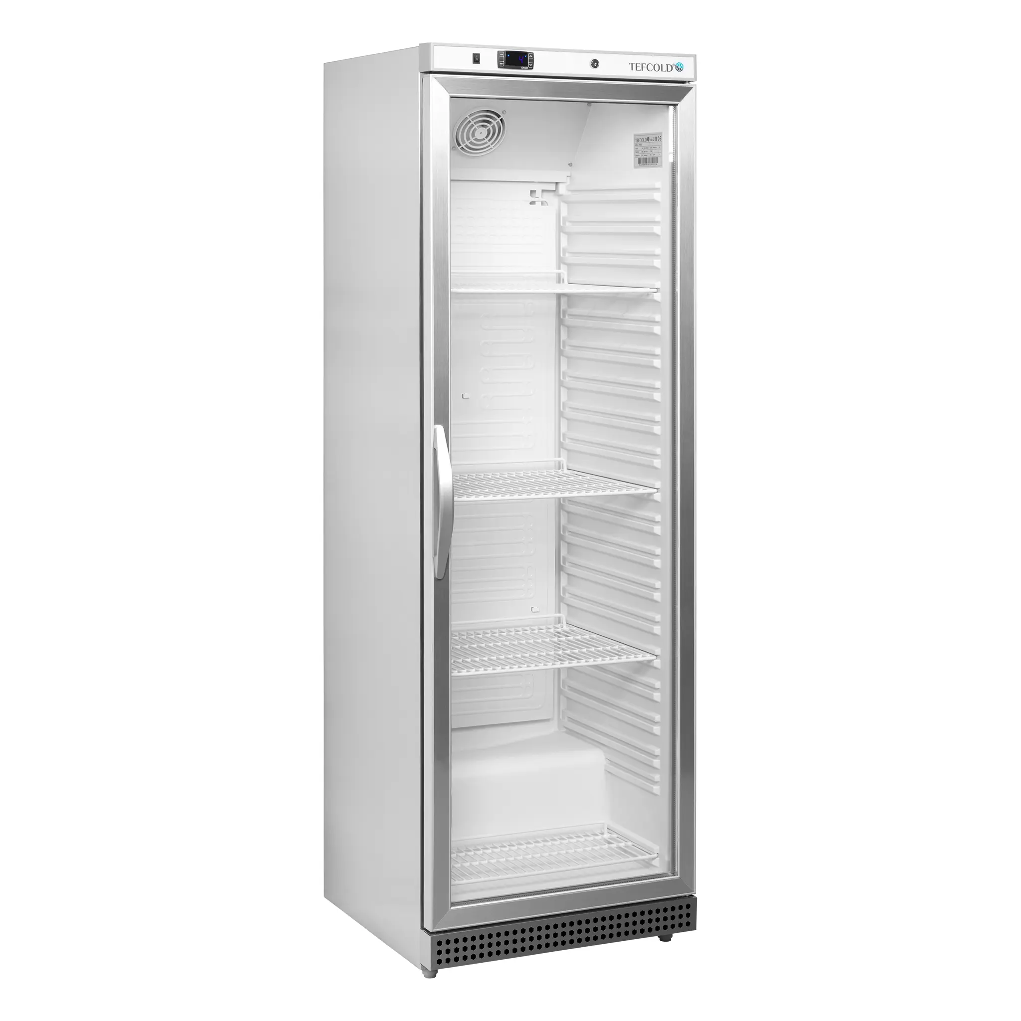 Armoire réfrigérée vitrée inox 374L
