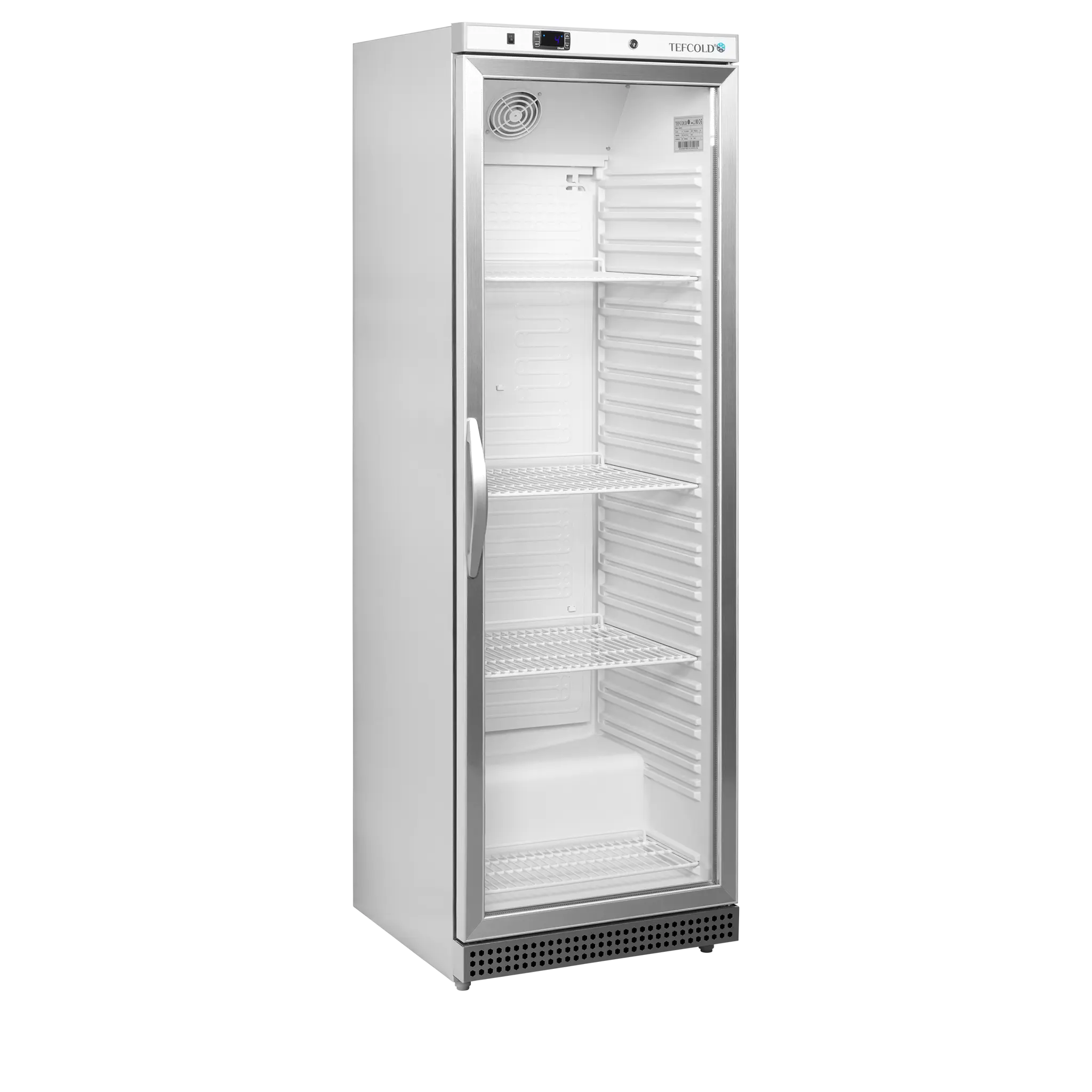 Armoire réfrigérée vitrée inox 374L