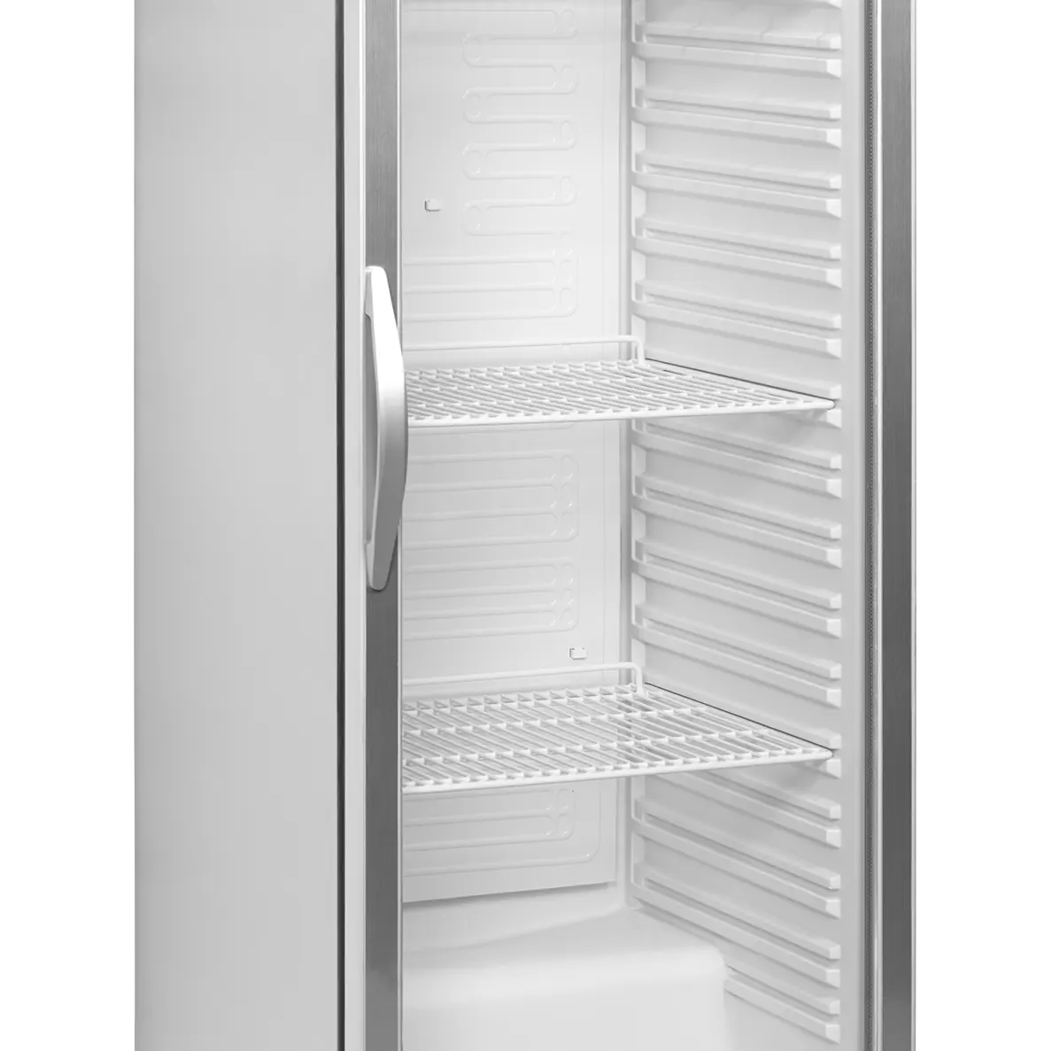 Armoire réfrigérée vitrée inox 374L