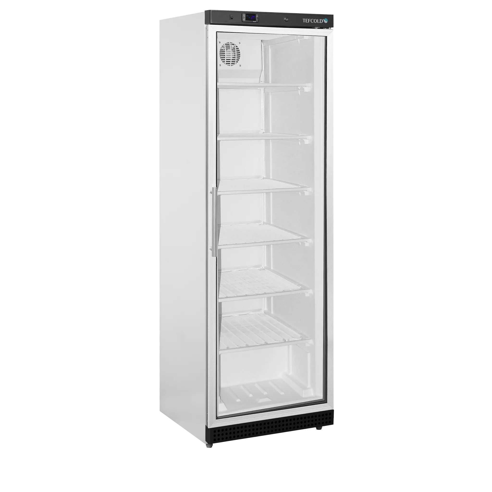 Armoire négative porte vitrée blanche - froid statique 200 L