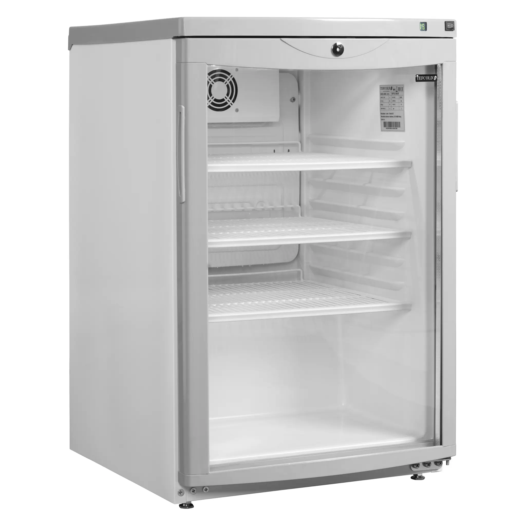 Réfrigérateur à boissons 1 porte incurvée 92 L