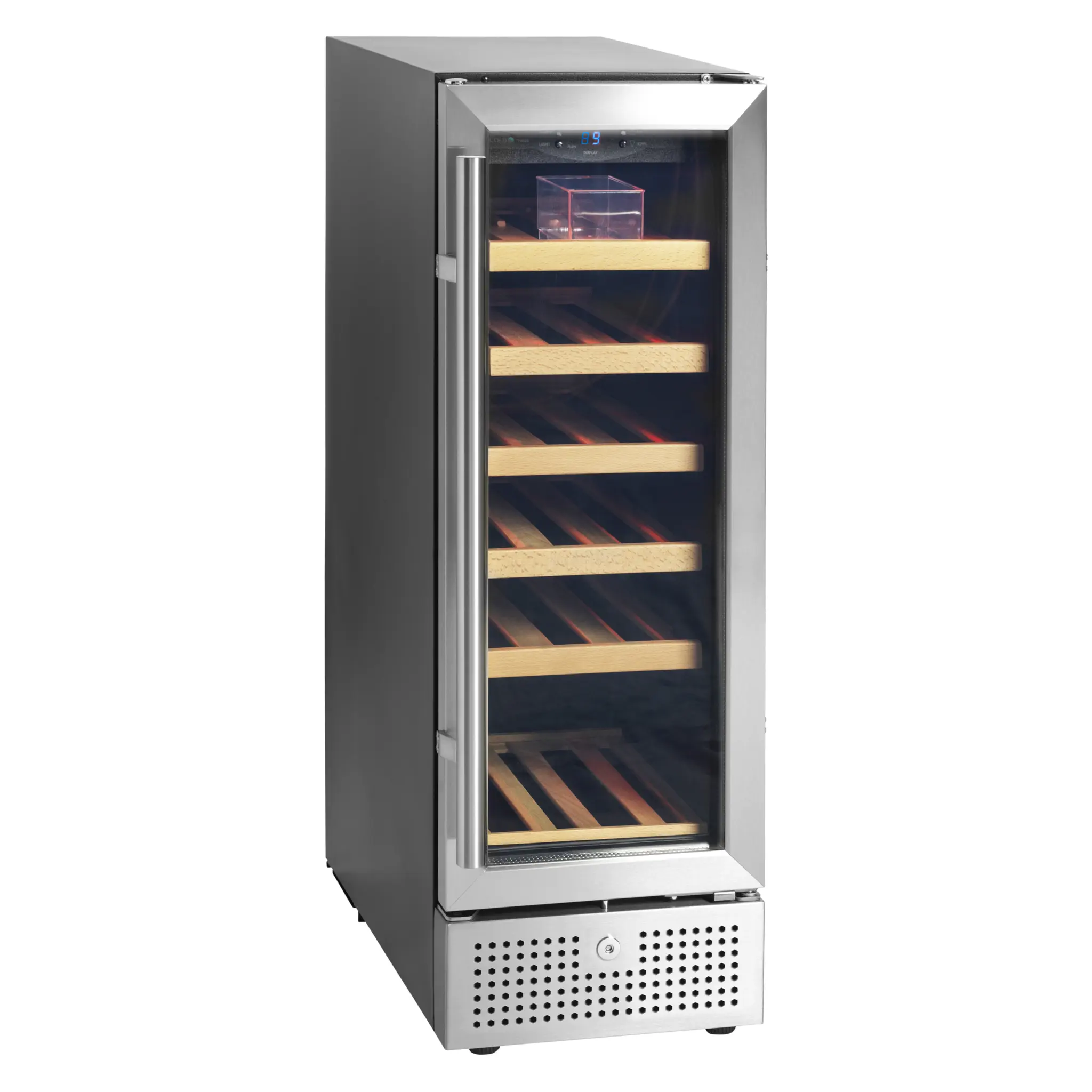 Cave à vin 1 porte vitrée 80 L - 19 bouteilles