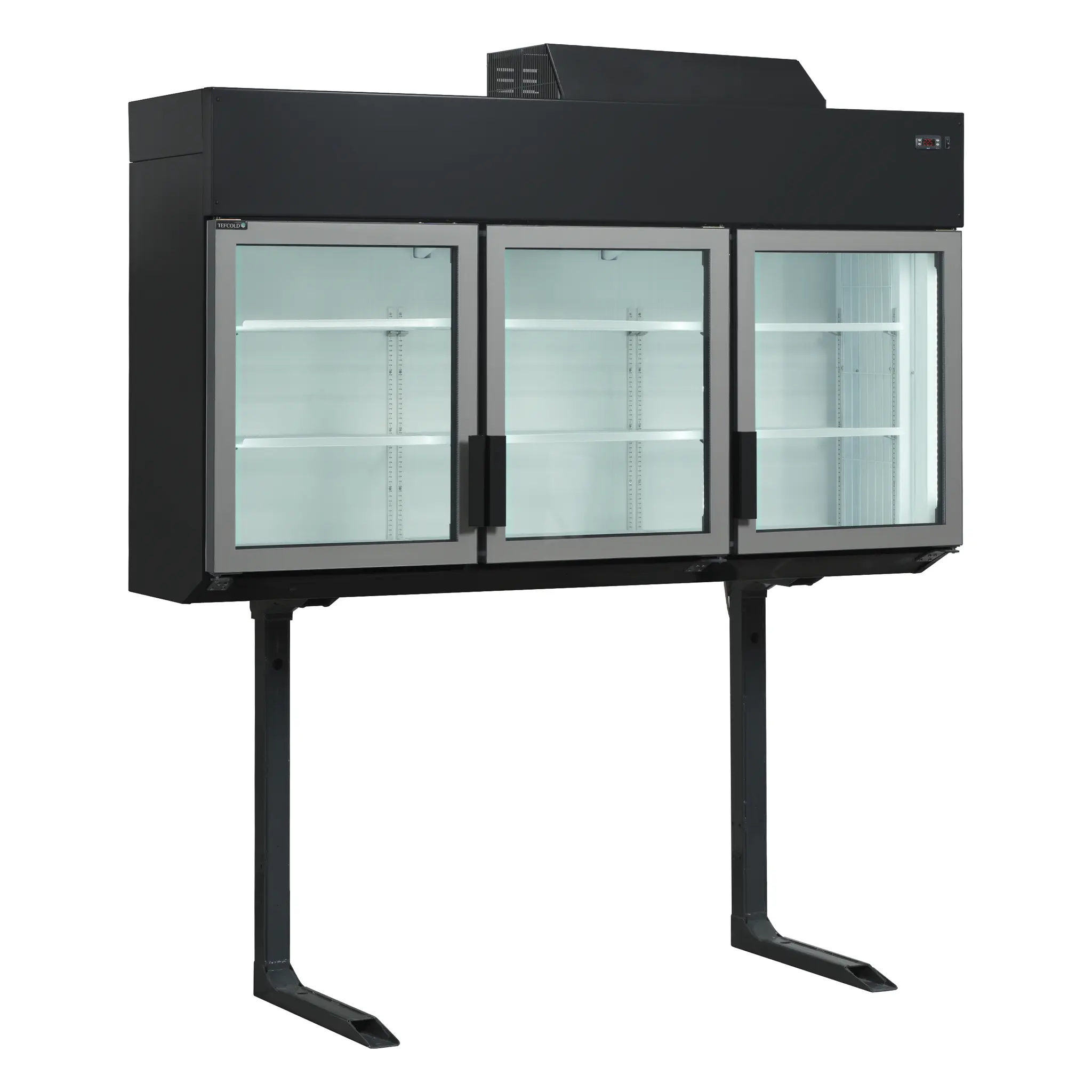 Congélateur/réfrigérateur mural surélevé blanc 3 portes 893 L