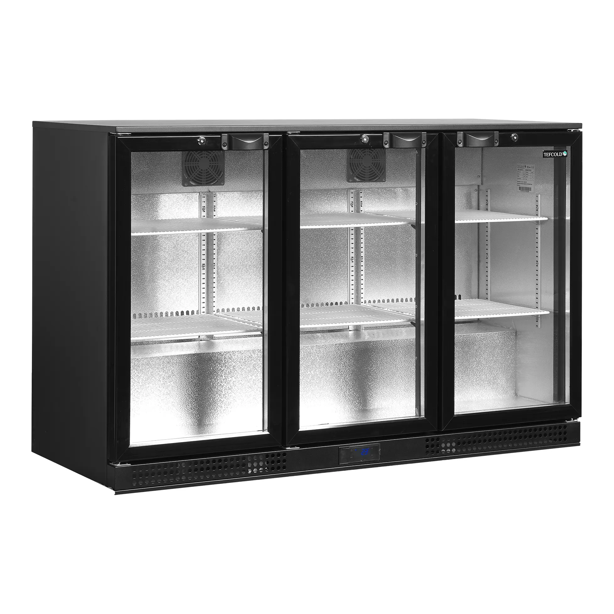 Arrière de bar 3 portes vitrées battantes 300 L