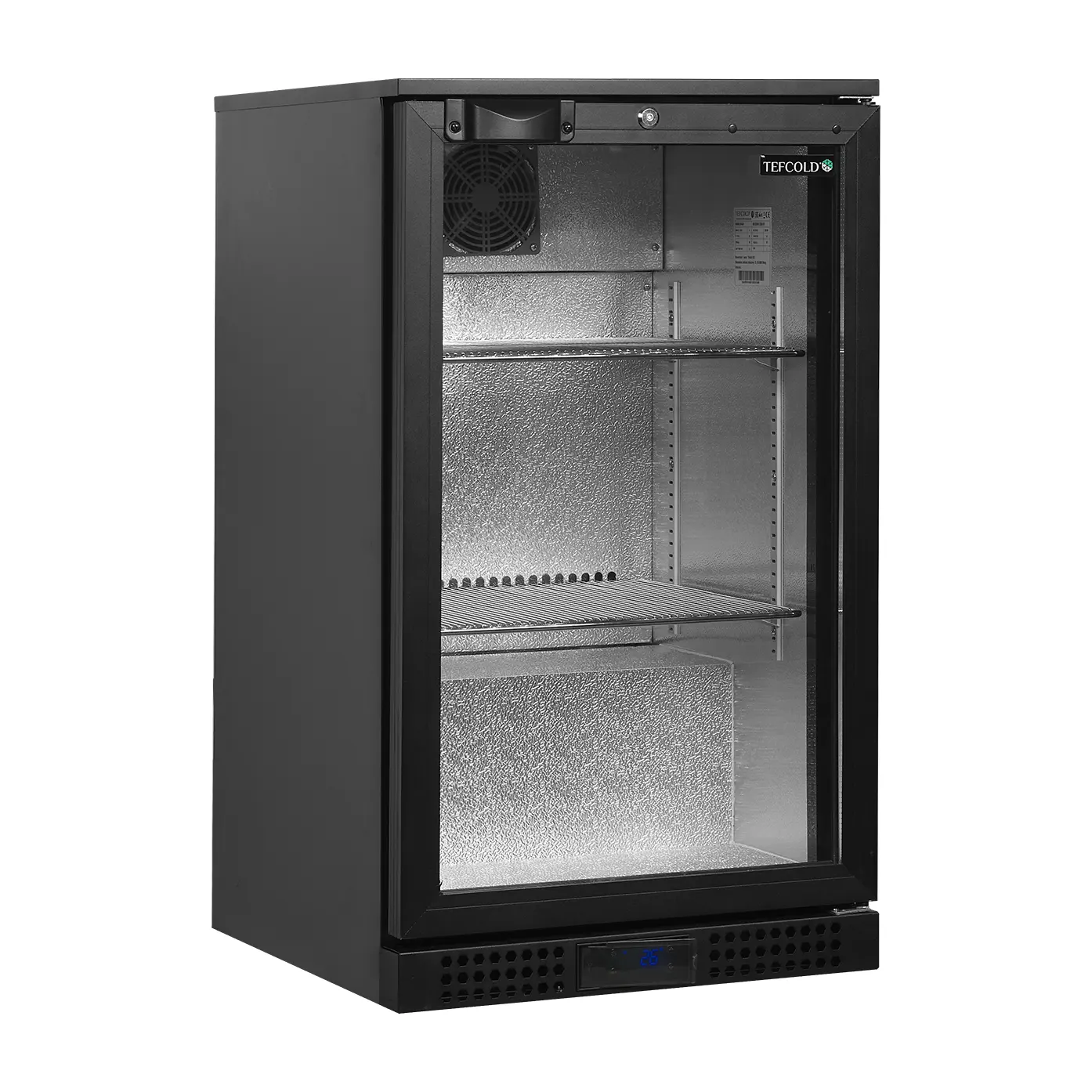 Arrière de bar 1 porte vitrée battante 105 L