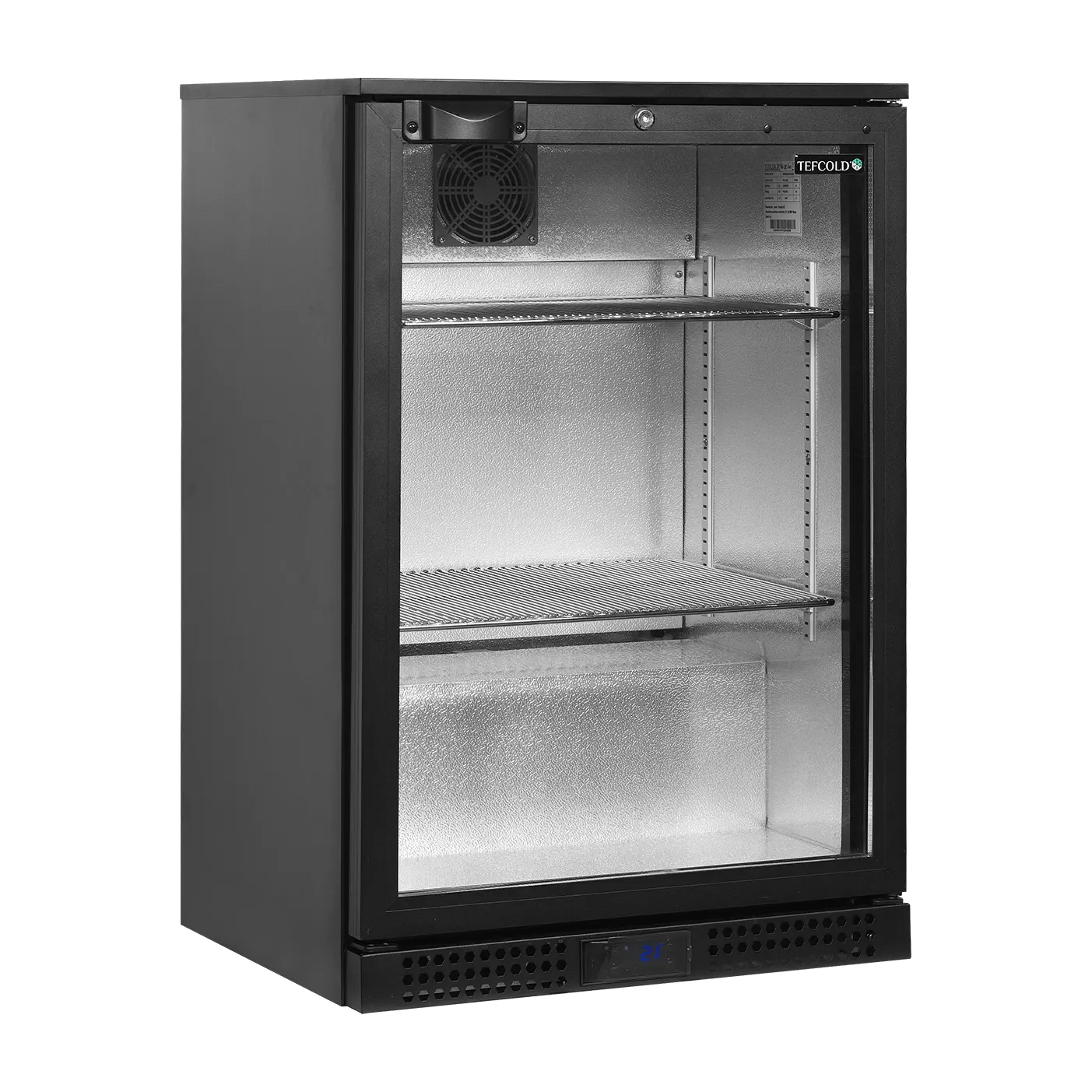 Arrière de bar 1 porte vitrée battante 128 L