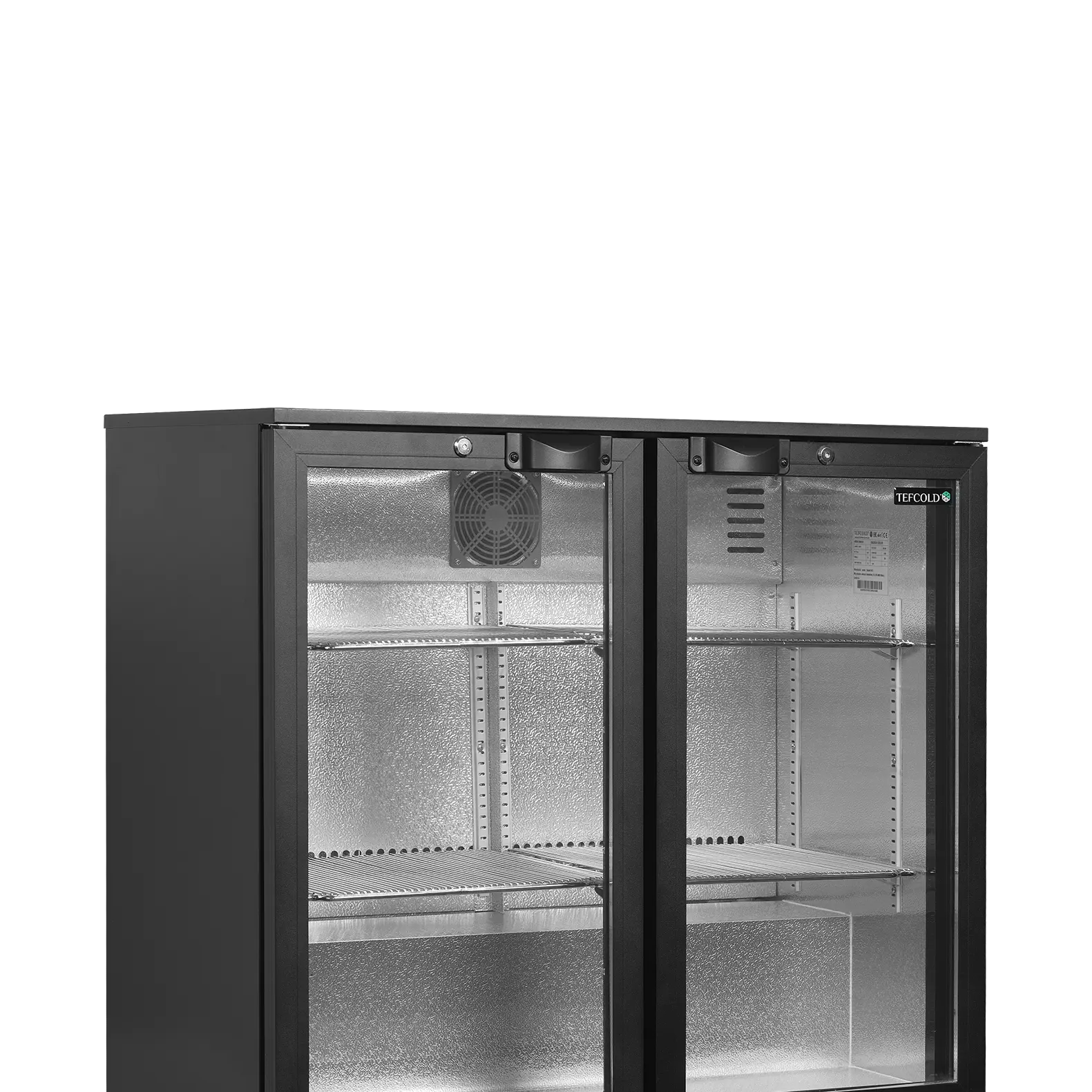 Arrière de bar 2 portes vitrées battantes 190 L