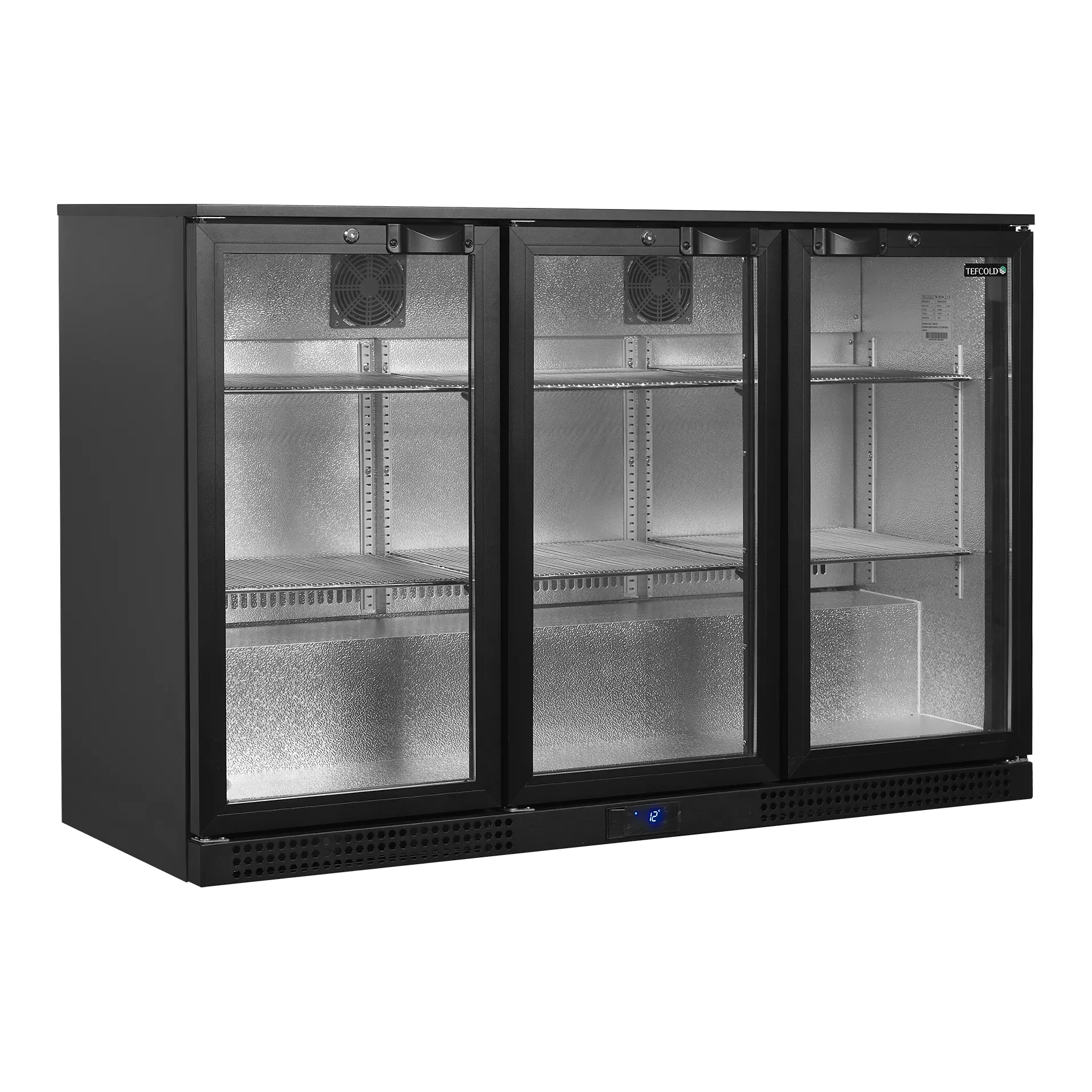 Arrière de bar 3 portes vitrées battantes 311 L