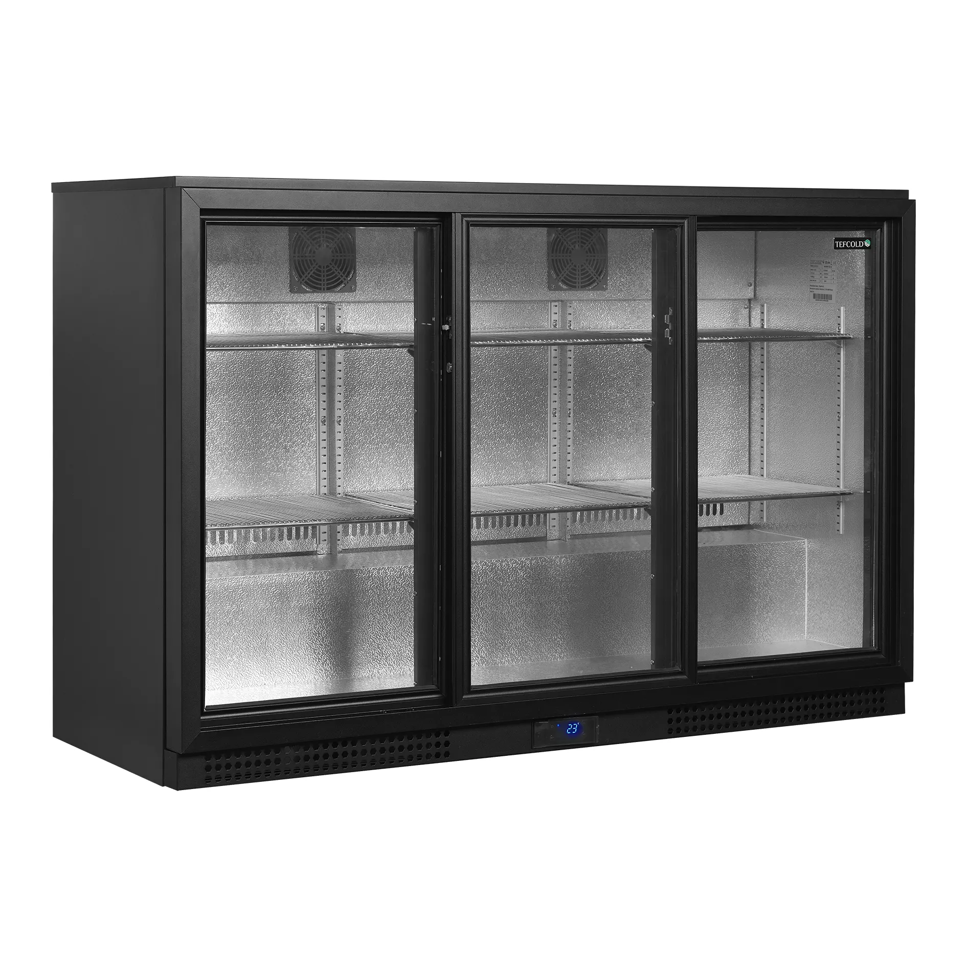 Arrière de bar 3 portes vitrées coulissantes 311 L