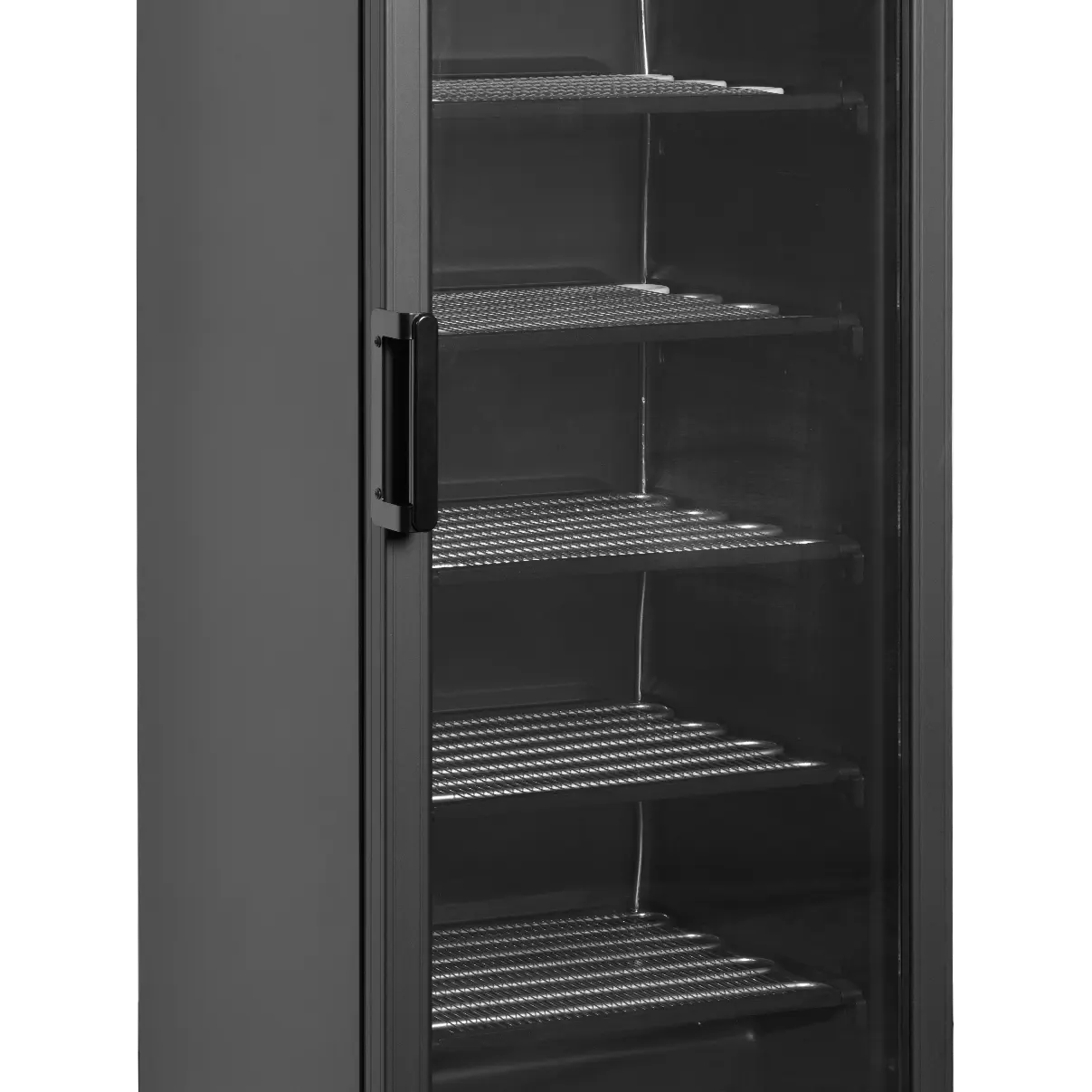 Armoire négative vitrée noire 300 L