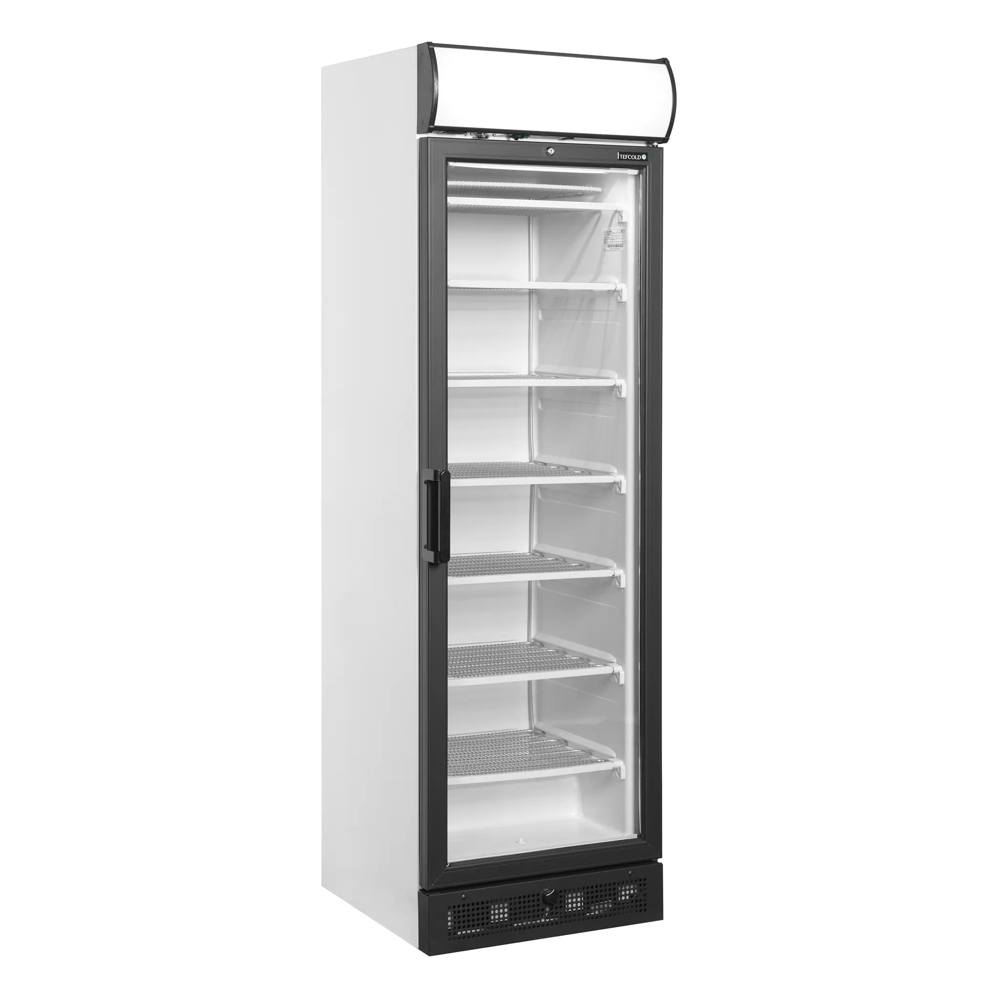 Armoire négative porte vitrée avec bandeau lumineux 300 L