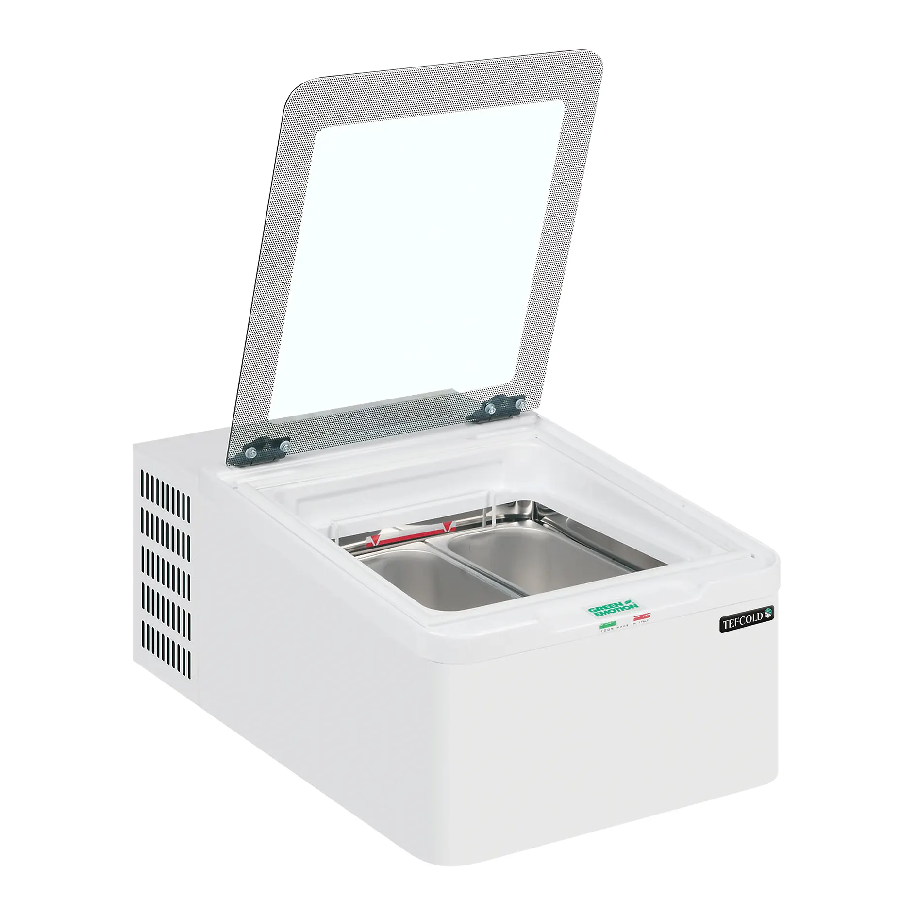 Vitrine de comptoir comptoir à glaces 28 L