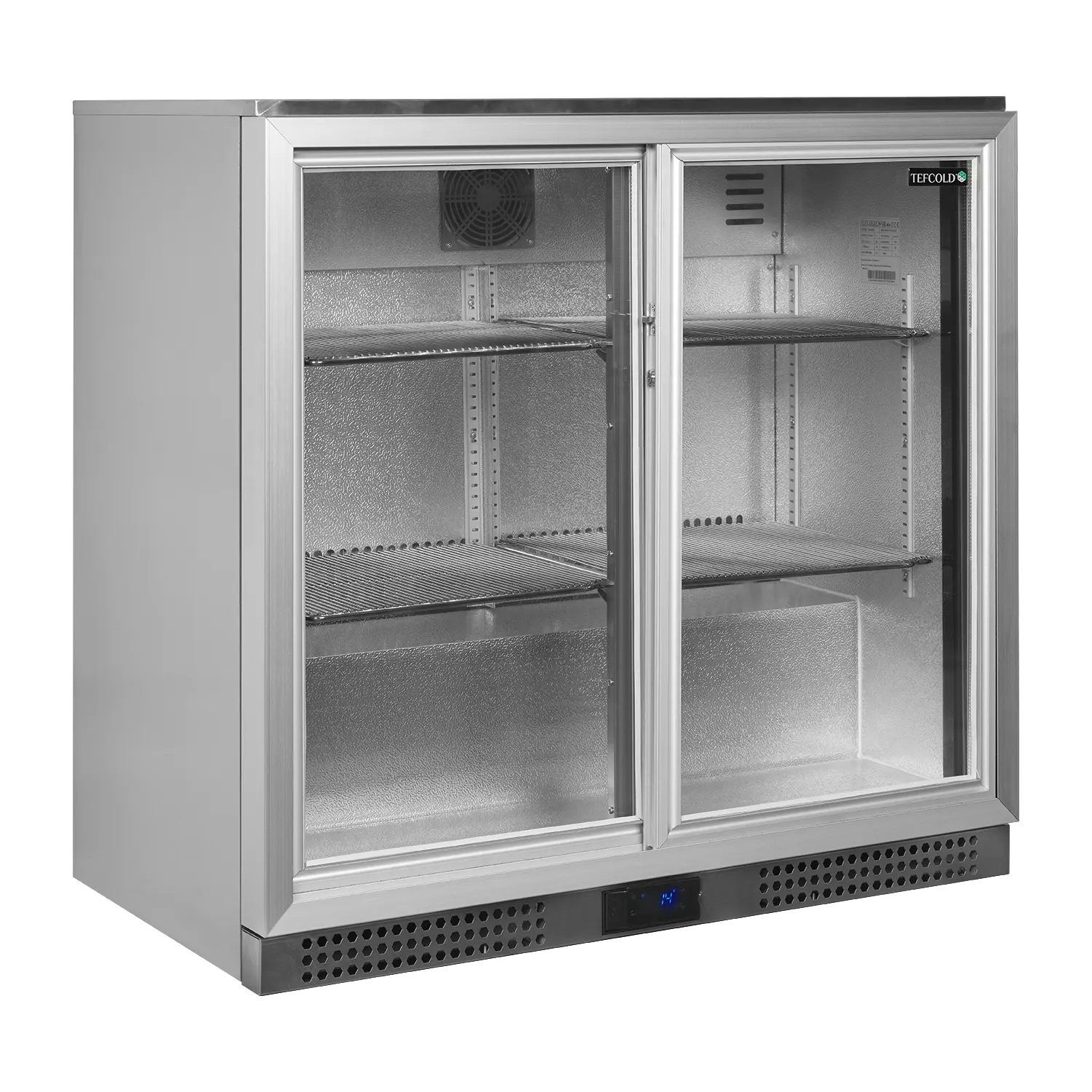 Arrière de bar 2 portes vitrées coulissantes 191 L