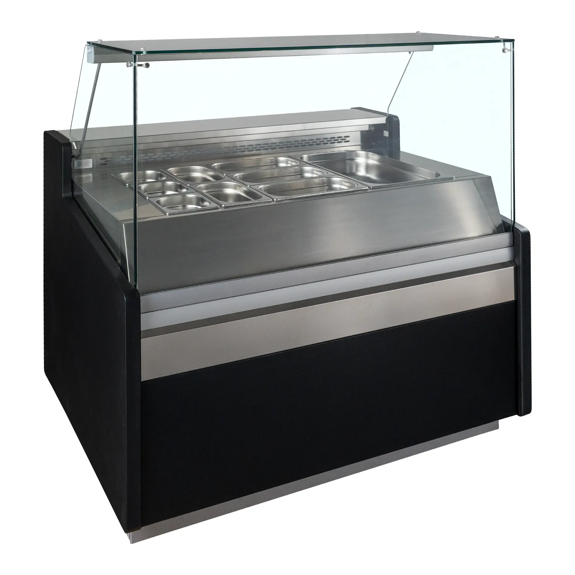 Comptoir vitrine réfrigéré vitre droite 1265 mm