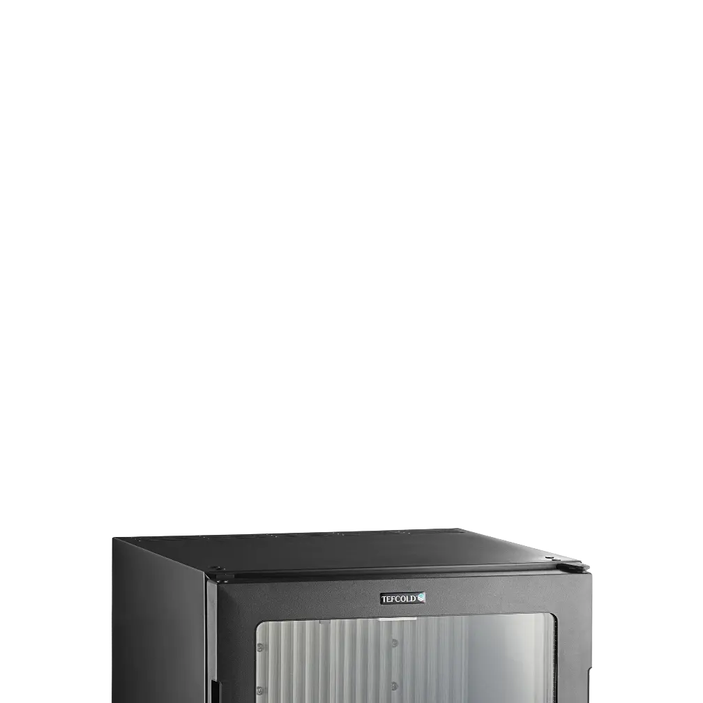 Réfrigérateur mini-bar noir avec porte vitrée 28 L