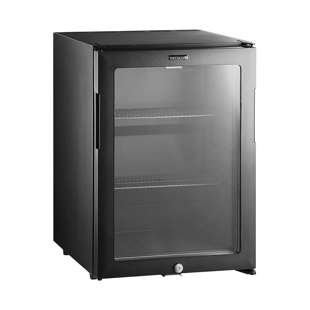 Réfrigérateur mini-bar noir avec porte vitrée 36 L