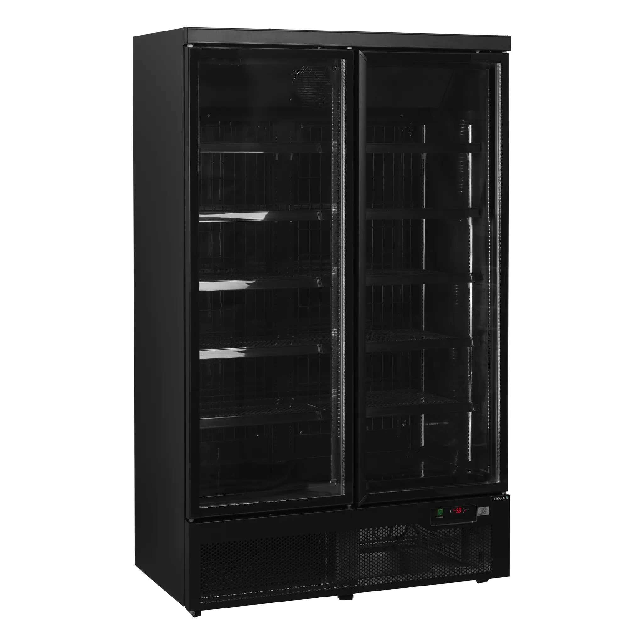 Vitrine murale négative 3 portes full black 1563 L