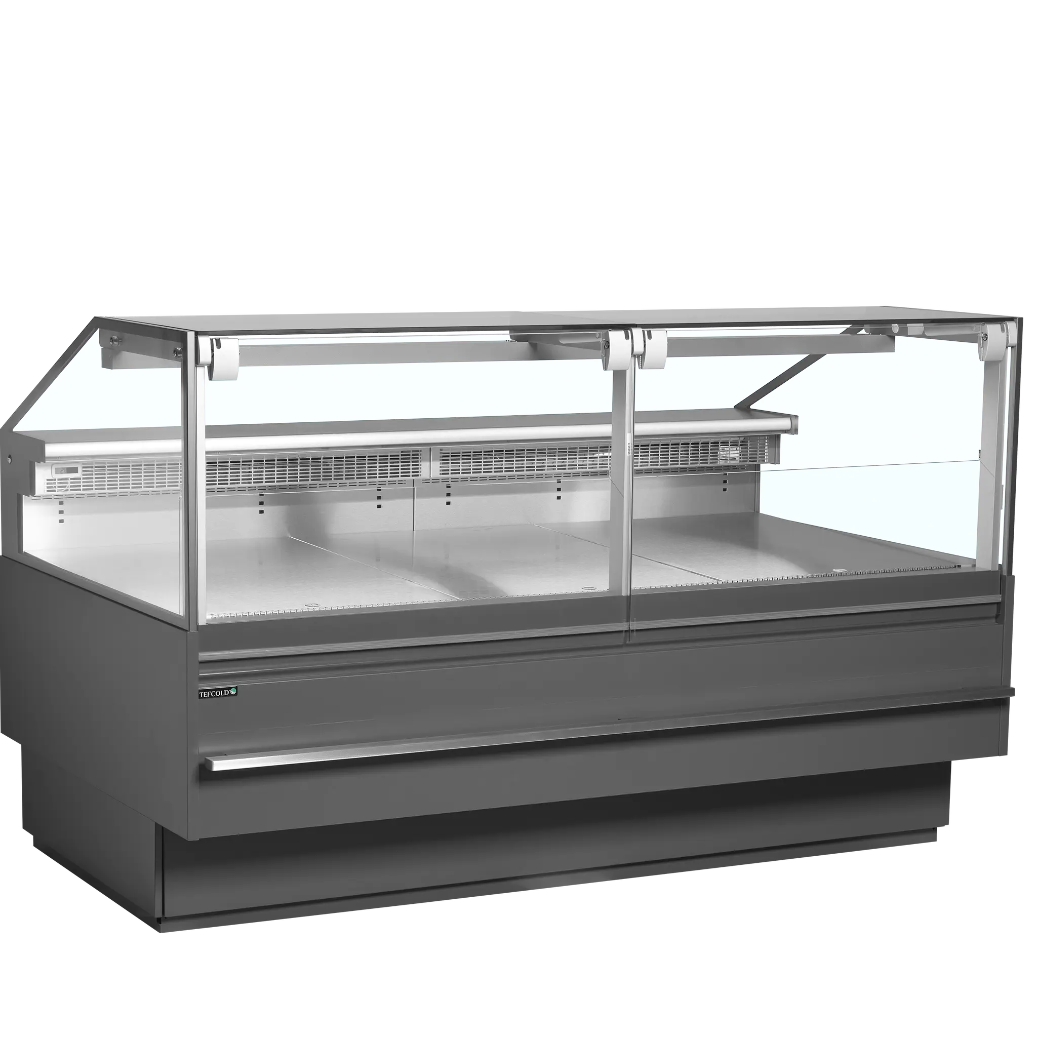 Comptoir vitrine premium profondeur 900 mm - Longueur 1875 mm