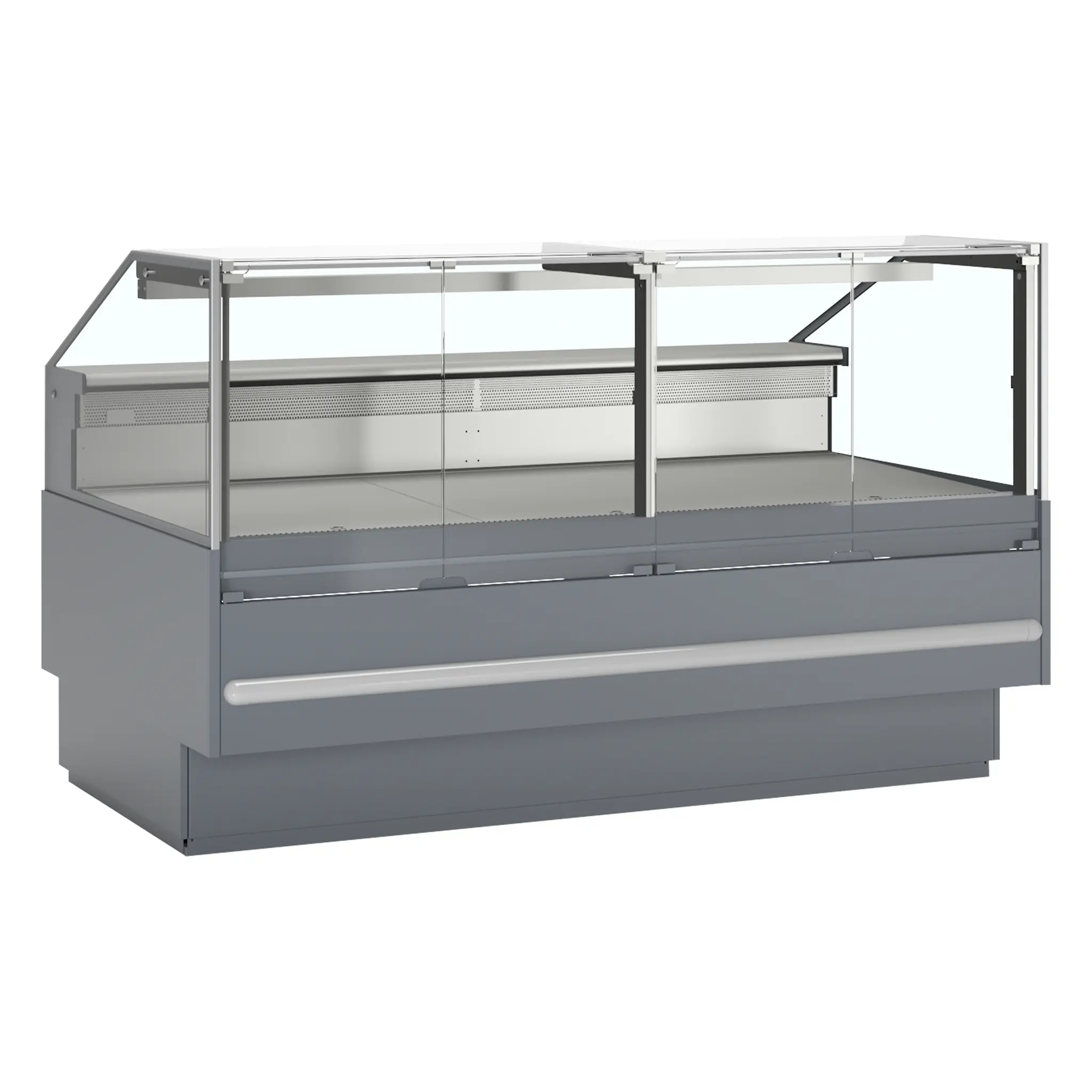 Comptoir vitrine premium profondeur 825mm - Longueur 1875 mm